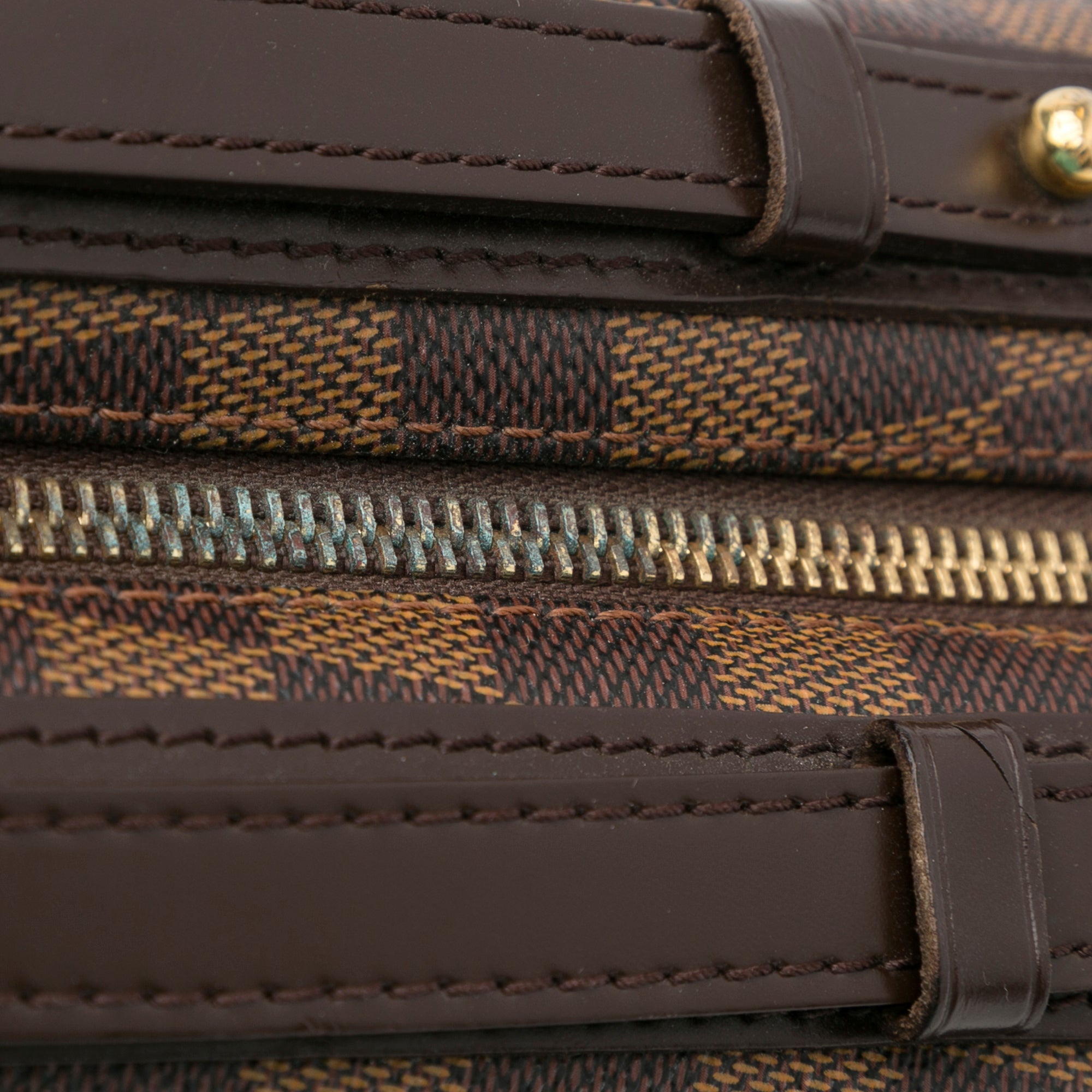 Brown Louis Vuitton Damier Ebene Cabas Rivington Tote Bag – Designer Revival