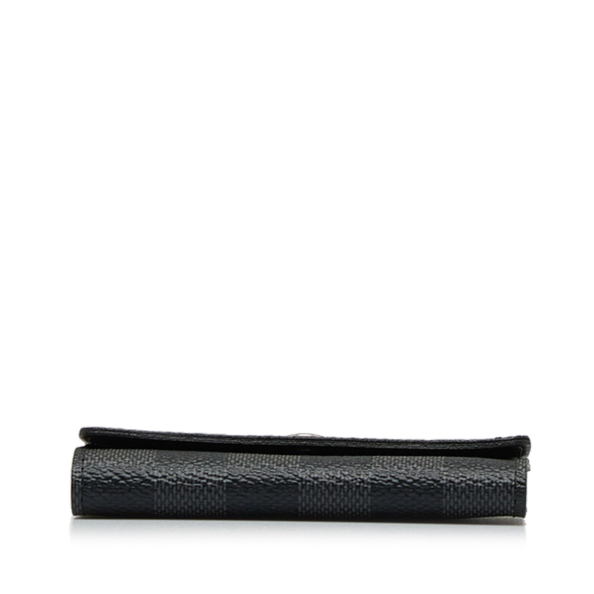 Louis Vuitton Black Damier Graphite Key Holder QJAALN3KKB006