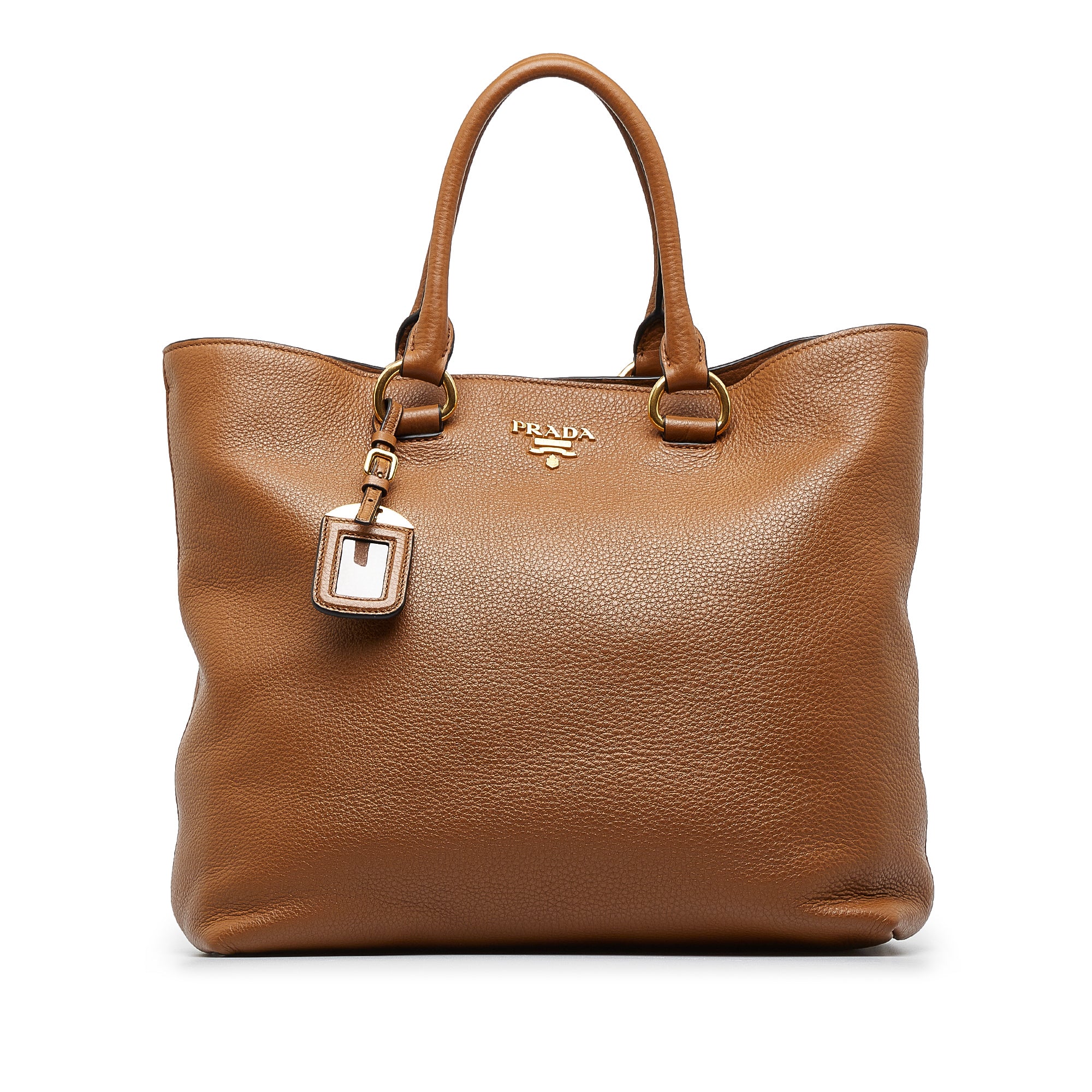 PRADA PRADA Leather Tote Bag 1BG865 (1BG865)