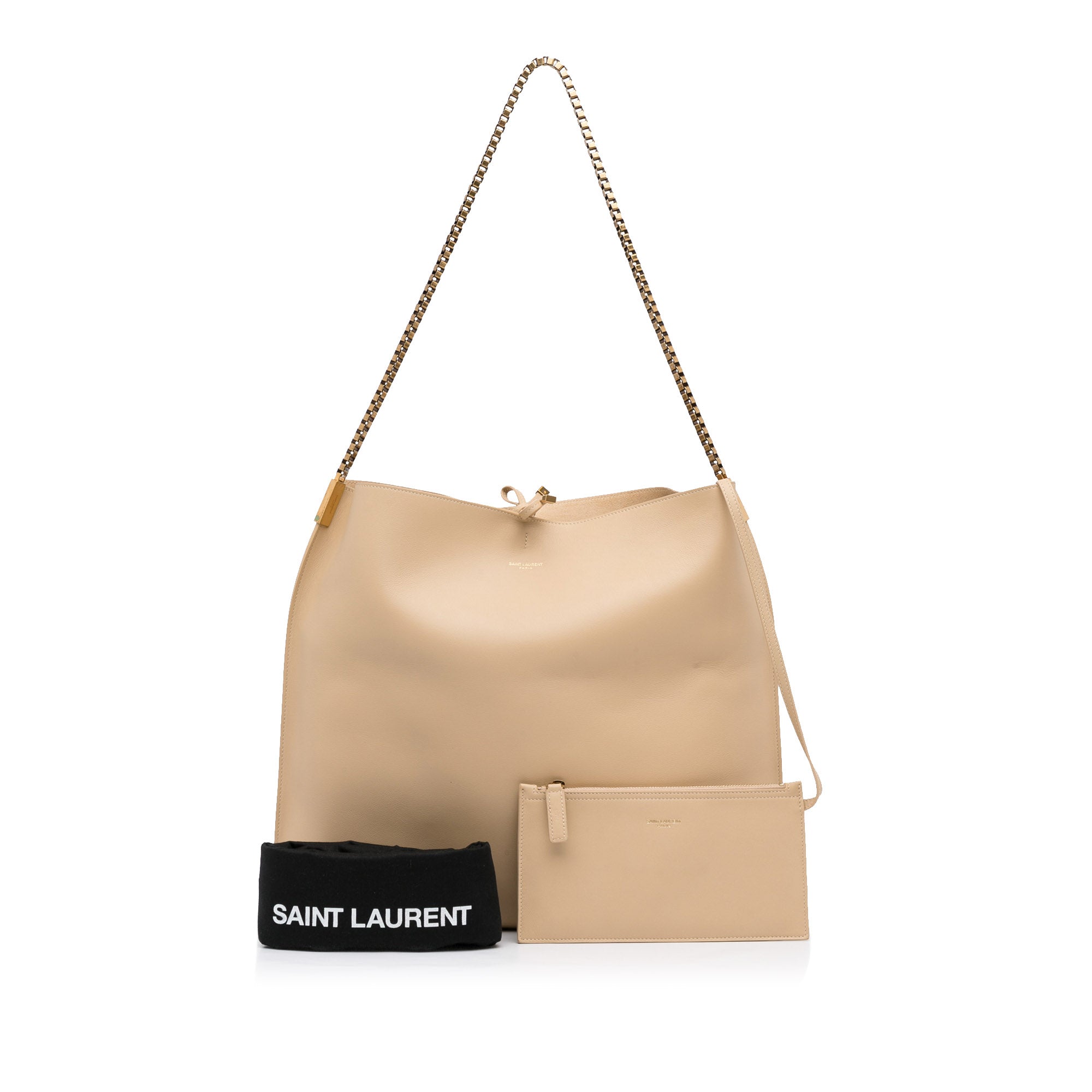 Saint Laurent - Suzanne Black Leather Small Hobo Bag