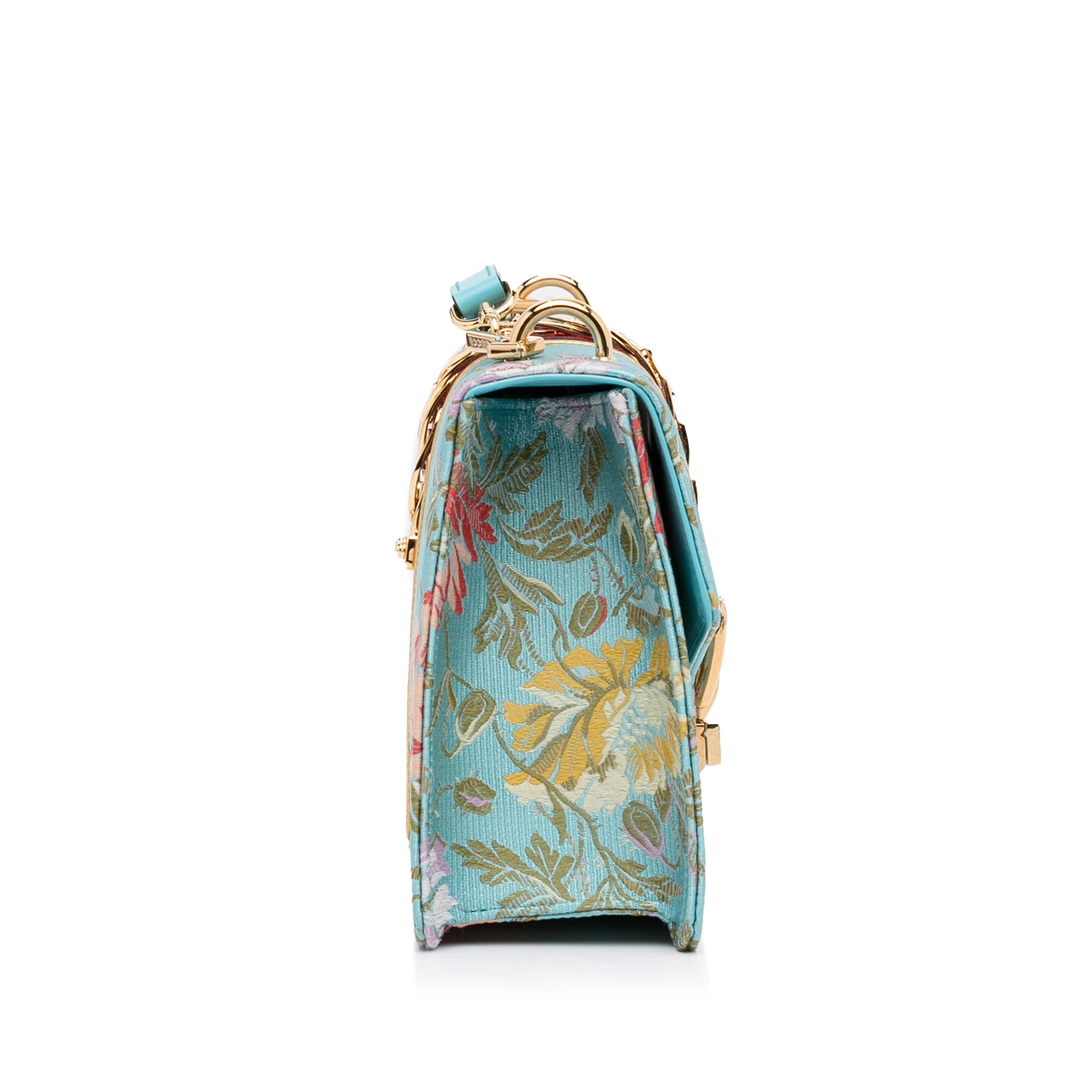 Blue Gucci Floral Sylvie Shoulder Bag – Designer Revival