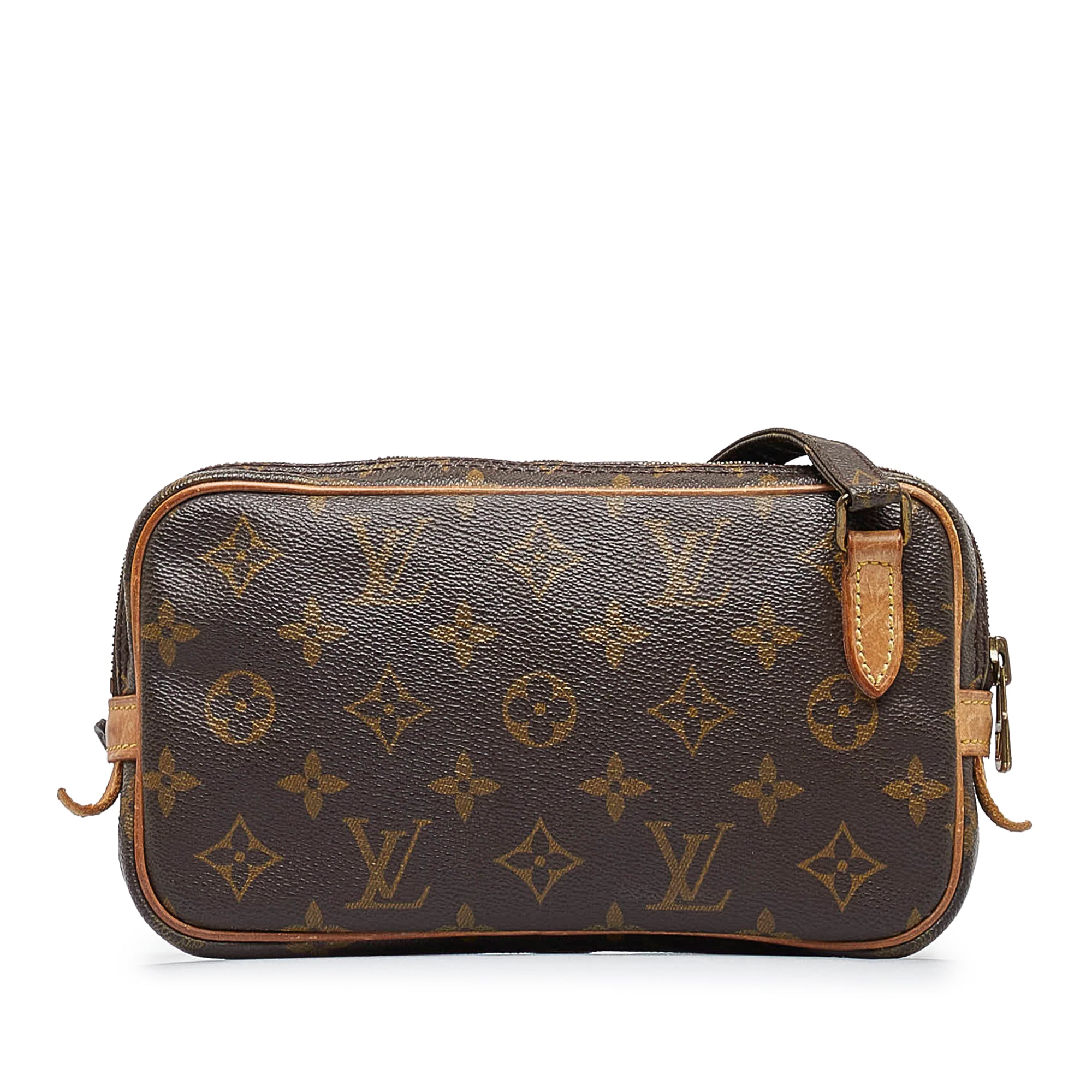 Louis Vuitton - Authenticated Marly Vintage Handbag - Leather Brown for Women, Very Good Condition