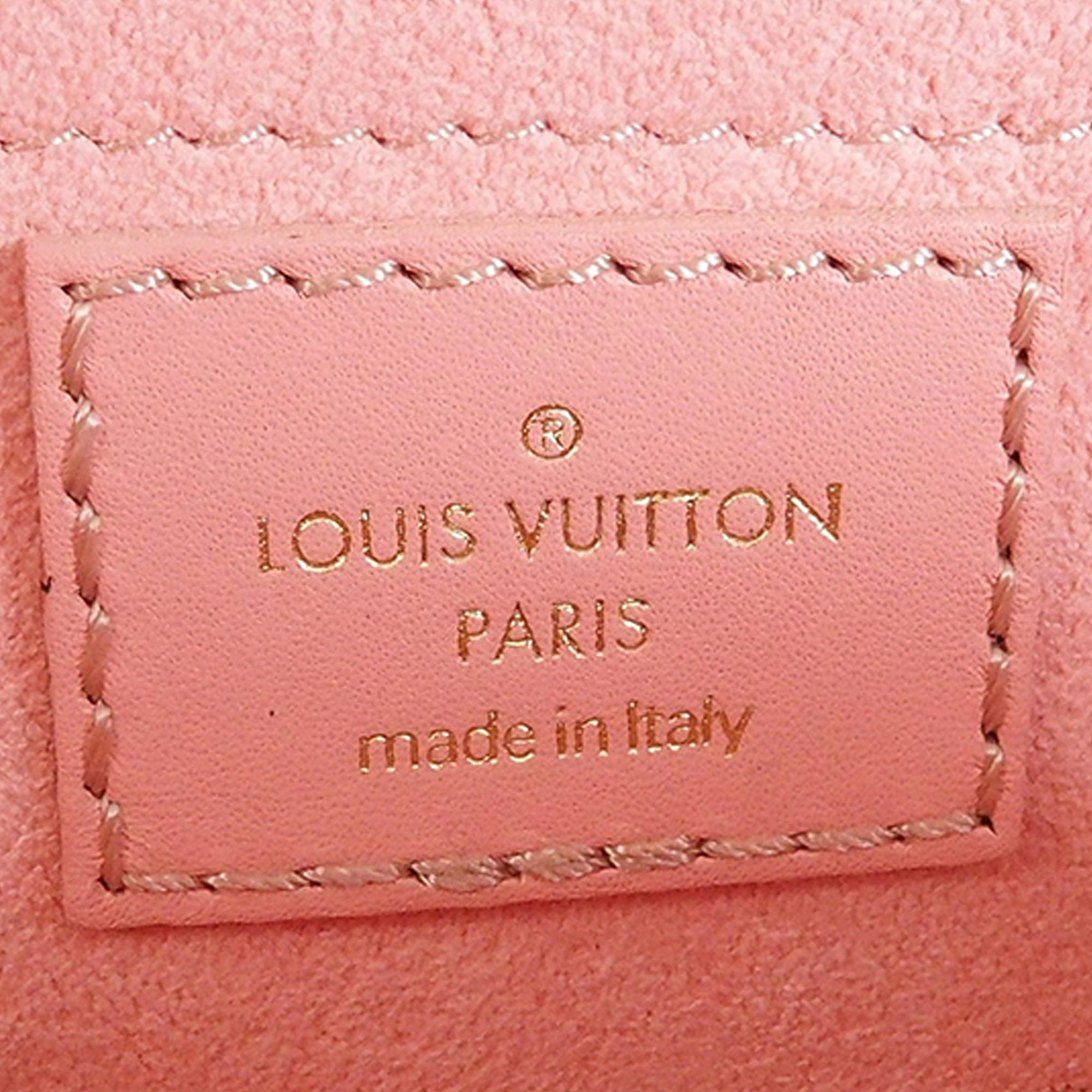 Louis Vuitton Pink New Wave Love Lock Heart Crossbody Leather Pony