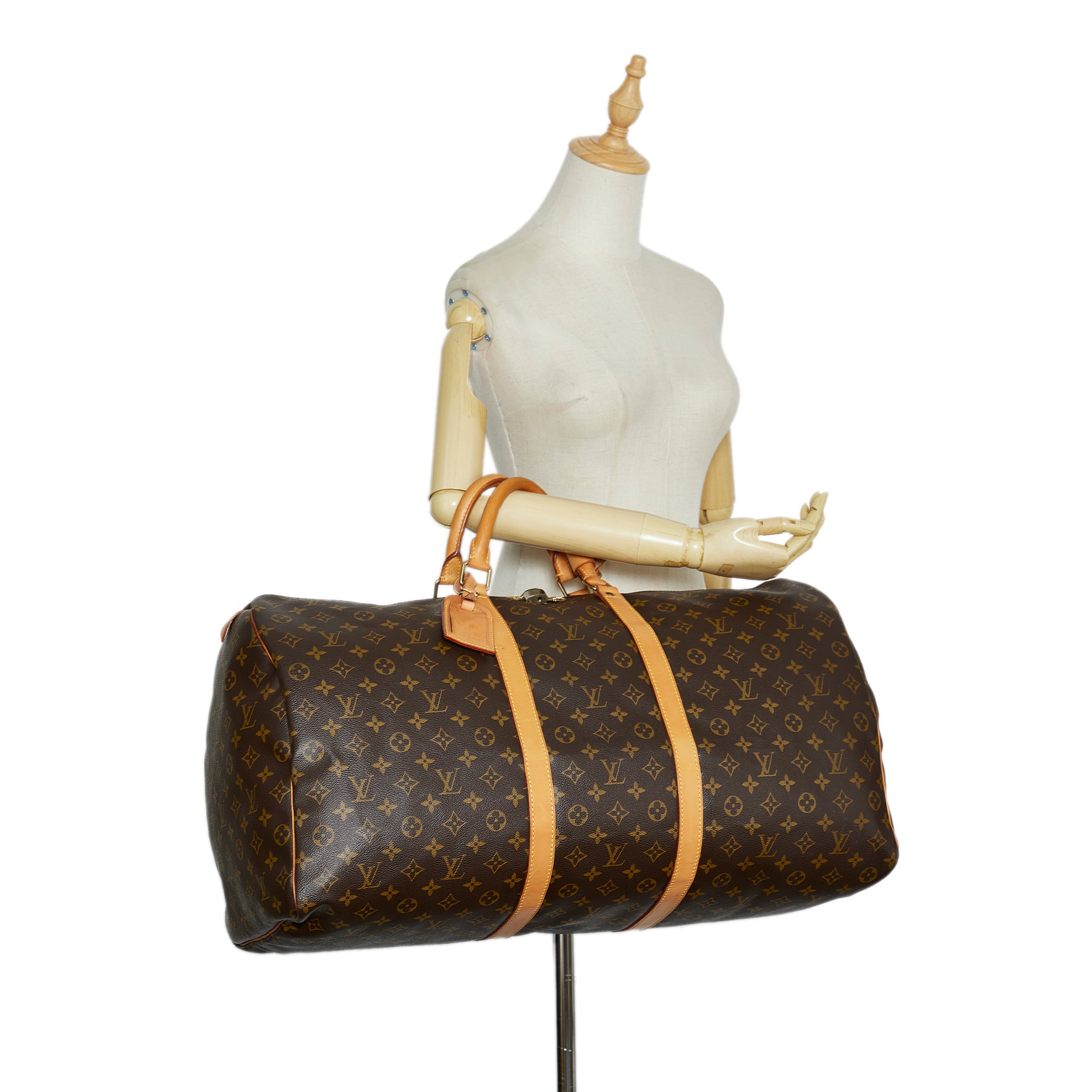 Past auction: Two large Louis Vuitton Keepall duffel bags France