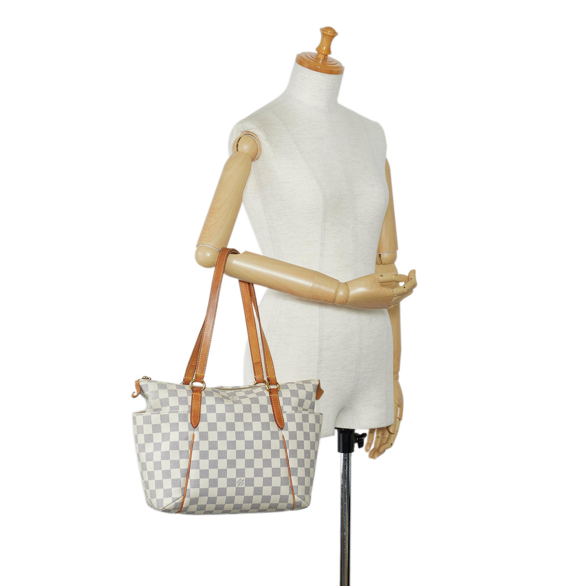Louis Vuitton Damier Azur Totally PM N51261 White Cloth ref.860314 - Joli  Closet
