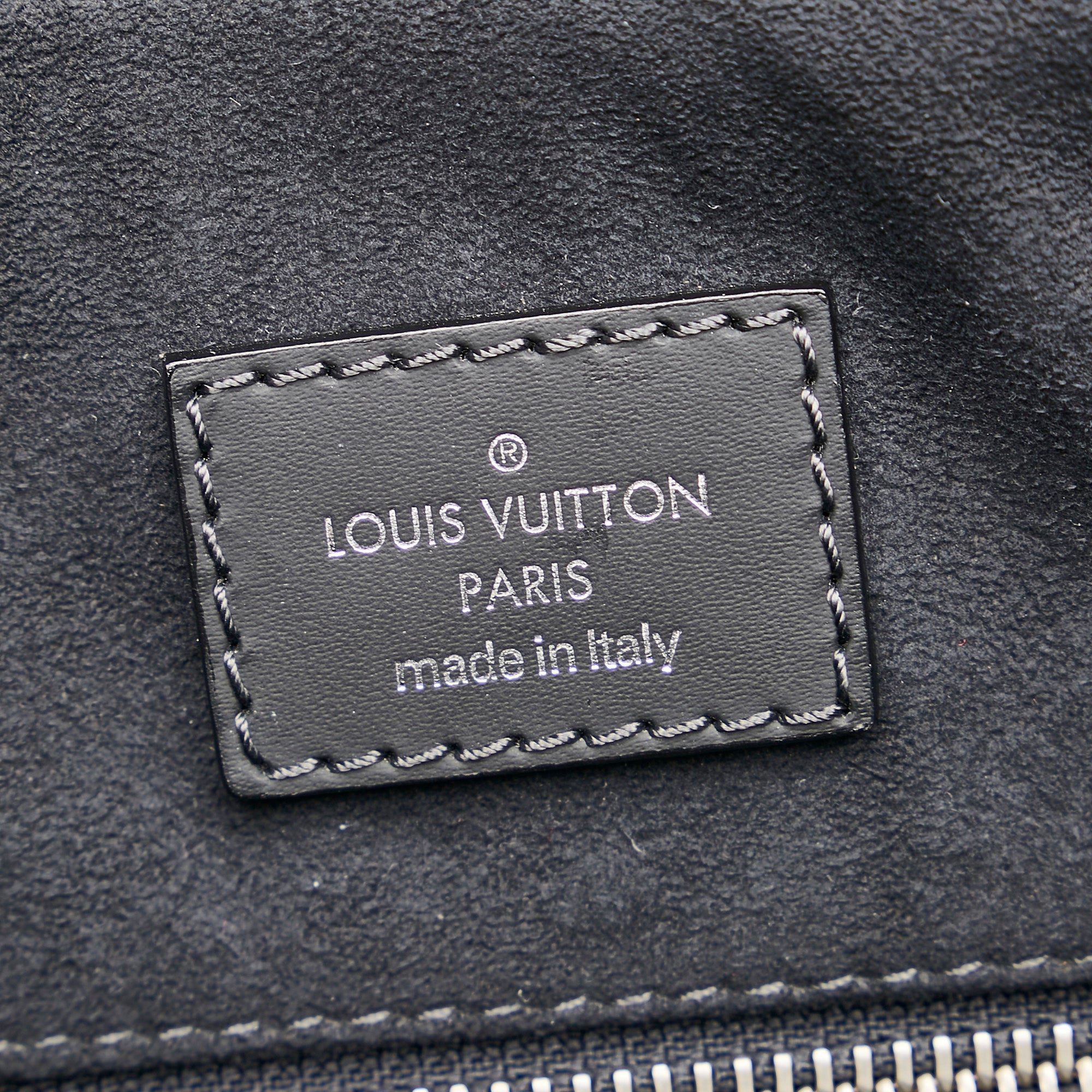 Black Louis Vuitton Damier Cobalt Greenwich Satchel