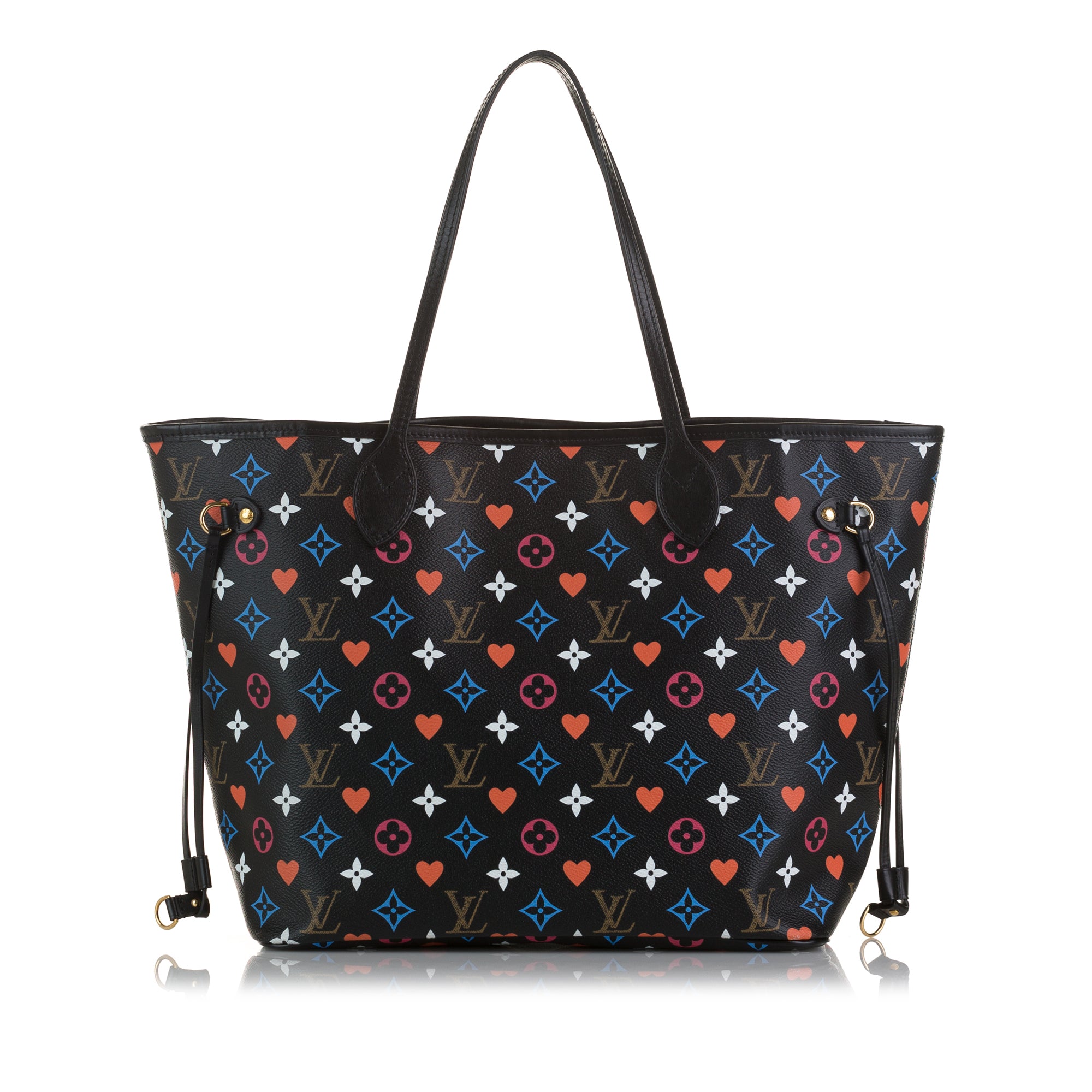 LOUIS VUITTON Game On Monogram Neverfull MM Tote Bag Multicolor