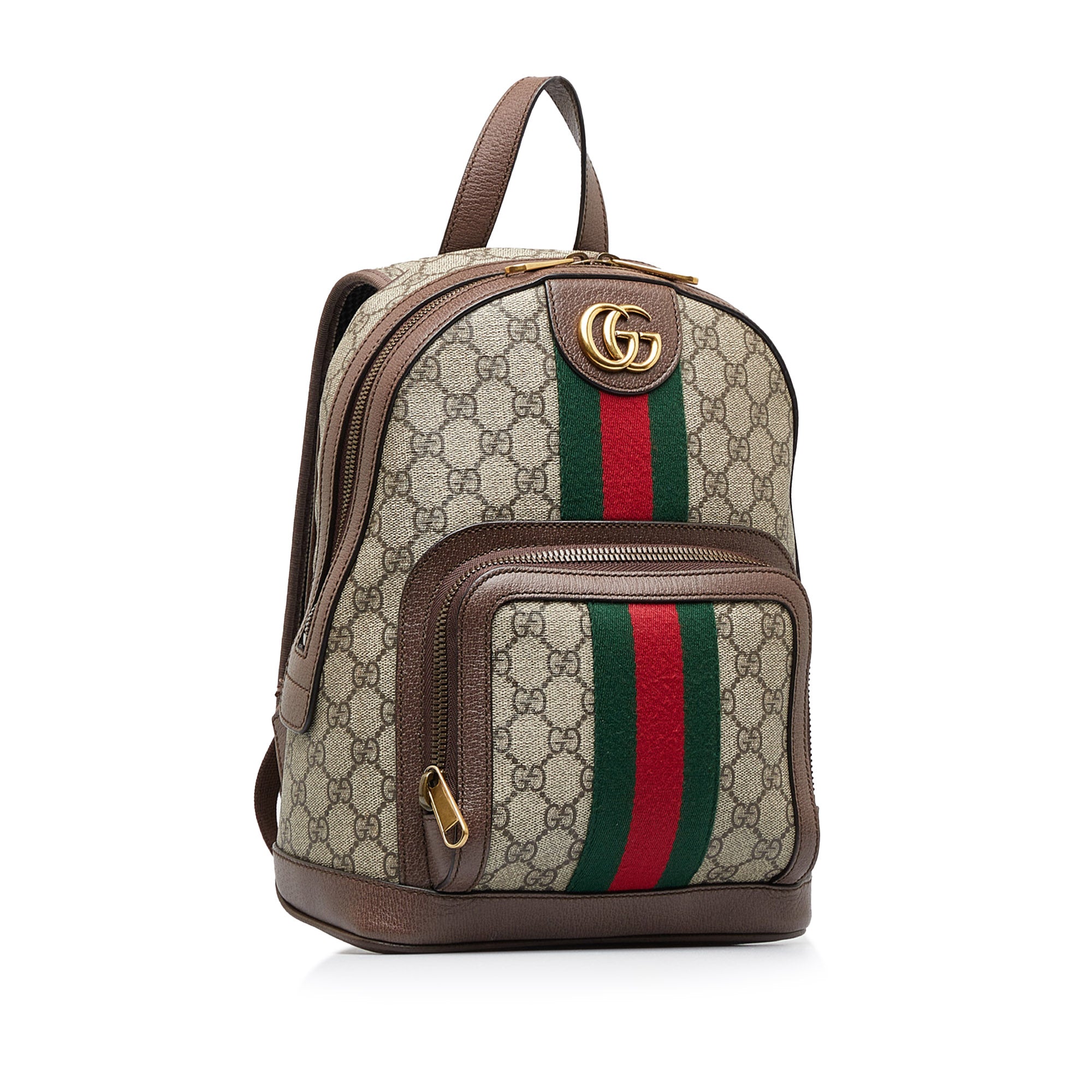 Gucci Ophidia GG Mini Supreme Backpack Bag in Brown –