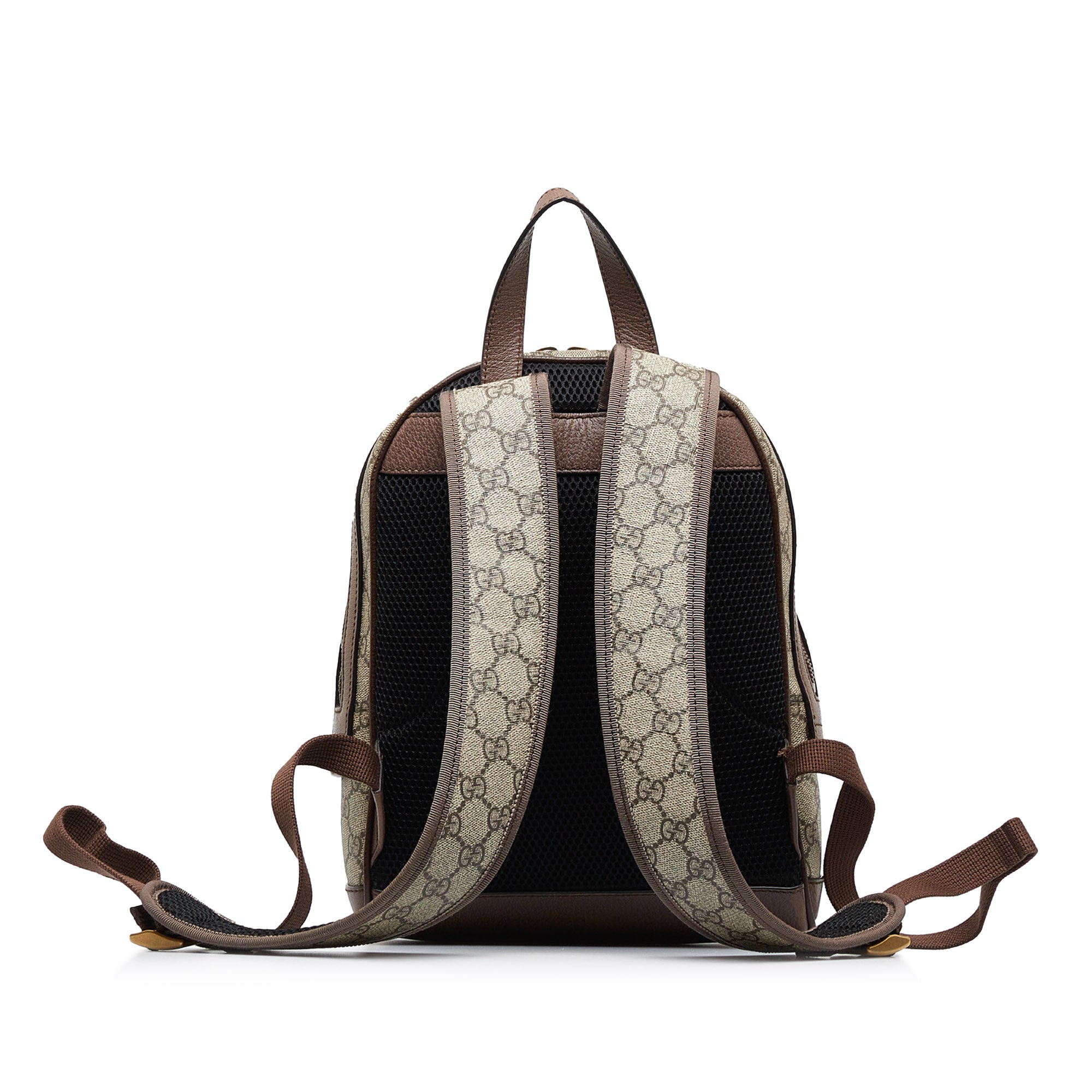 Gucci Gg Supreme Small Ophidia Backpack Brown ref.740207 - Joli Closet