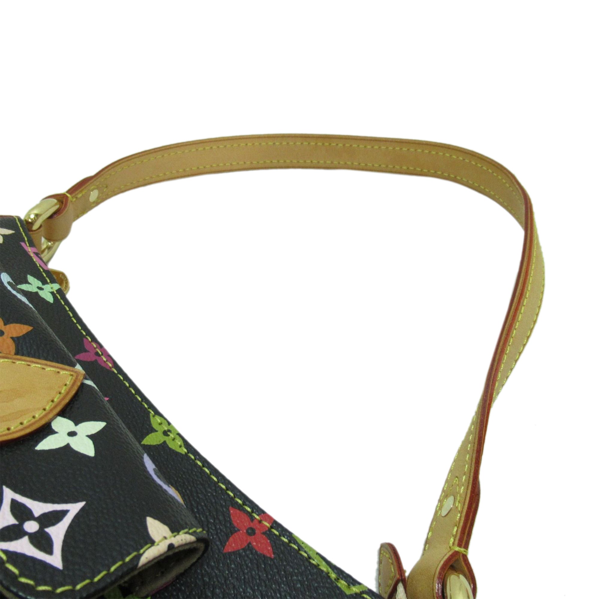 LOUIS VUITTON Black Multicolour Monogram Eliza Shoulder Handbag