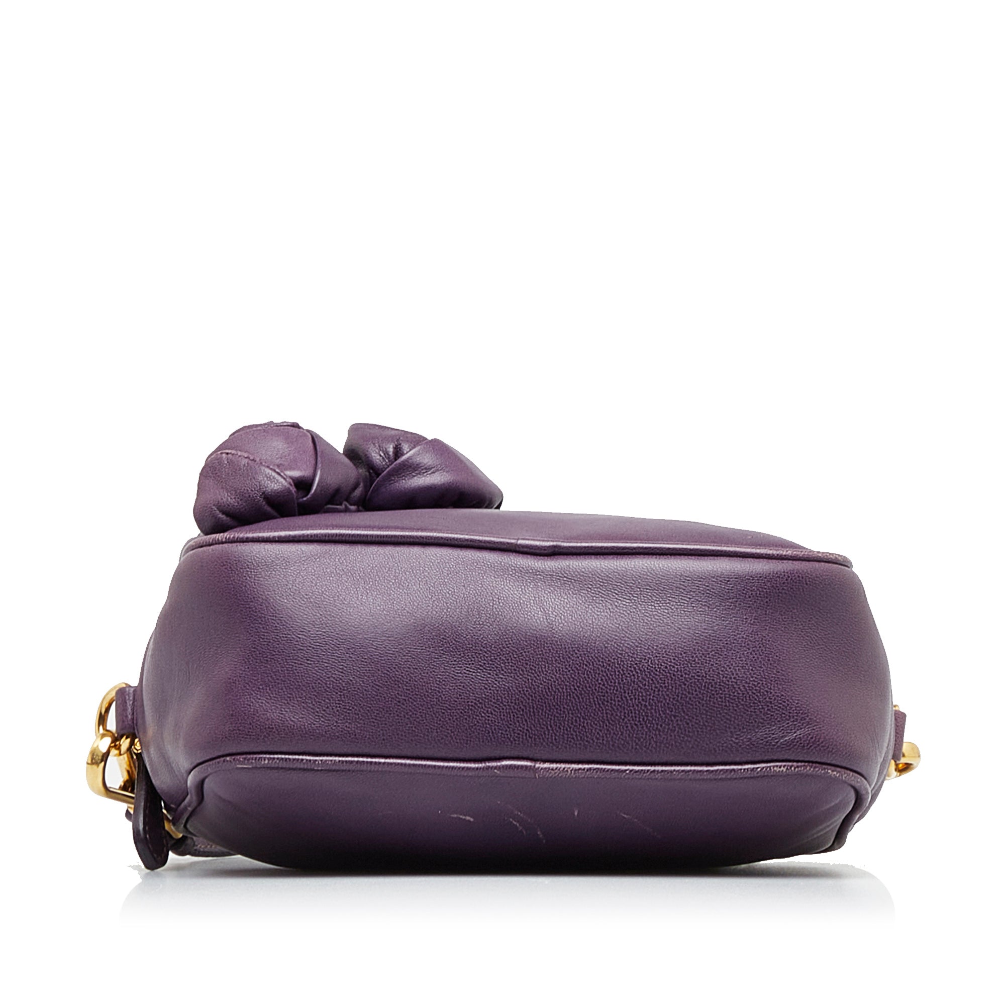 Purple Prada Nappa Rose Leather Crossbody Bag – Designer Revival
