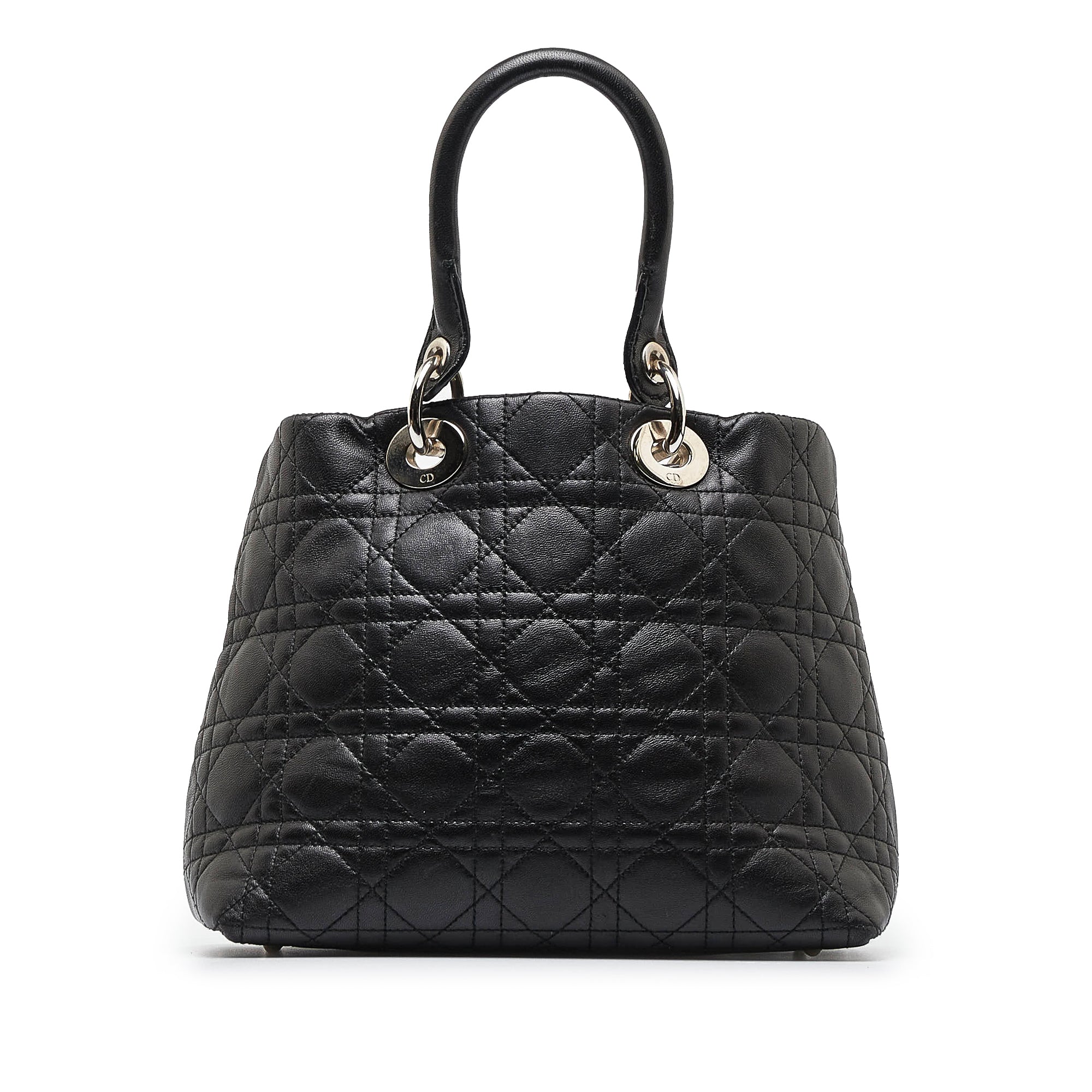 Christian Dior Soft Lady Dior Medium Hobo Cannage Bag