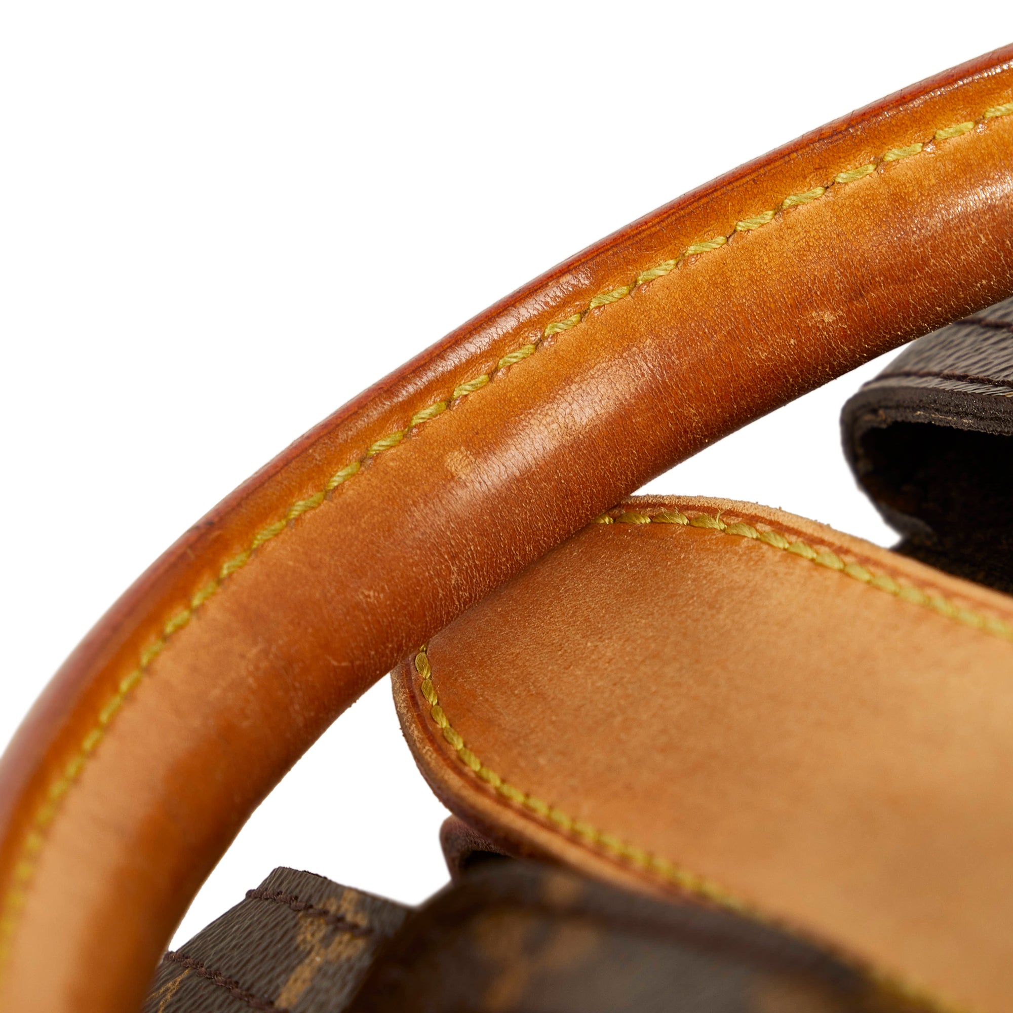 Manhattan leather handbag Louis Vuitton Brown in Leather - 34609503