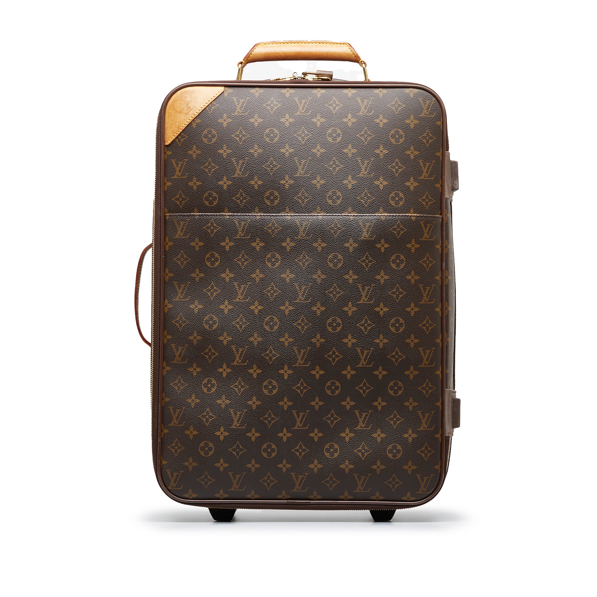 Louis Vuitton Pegase 50 Cabin Luggage Case Trolley Brown Monogram