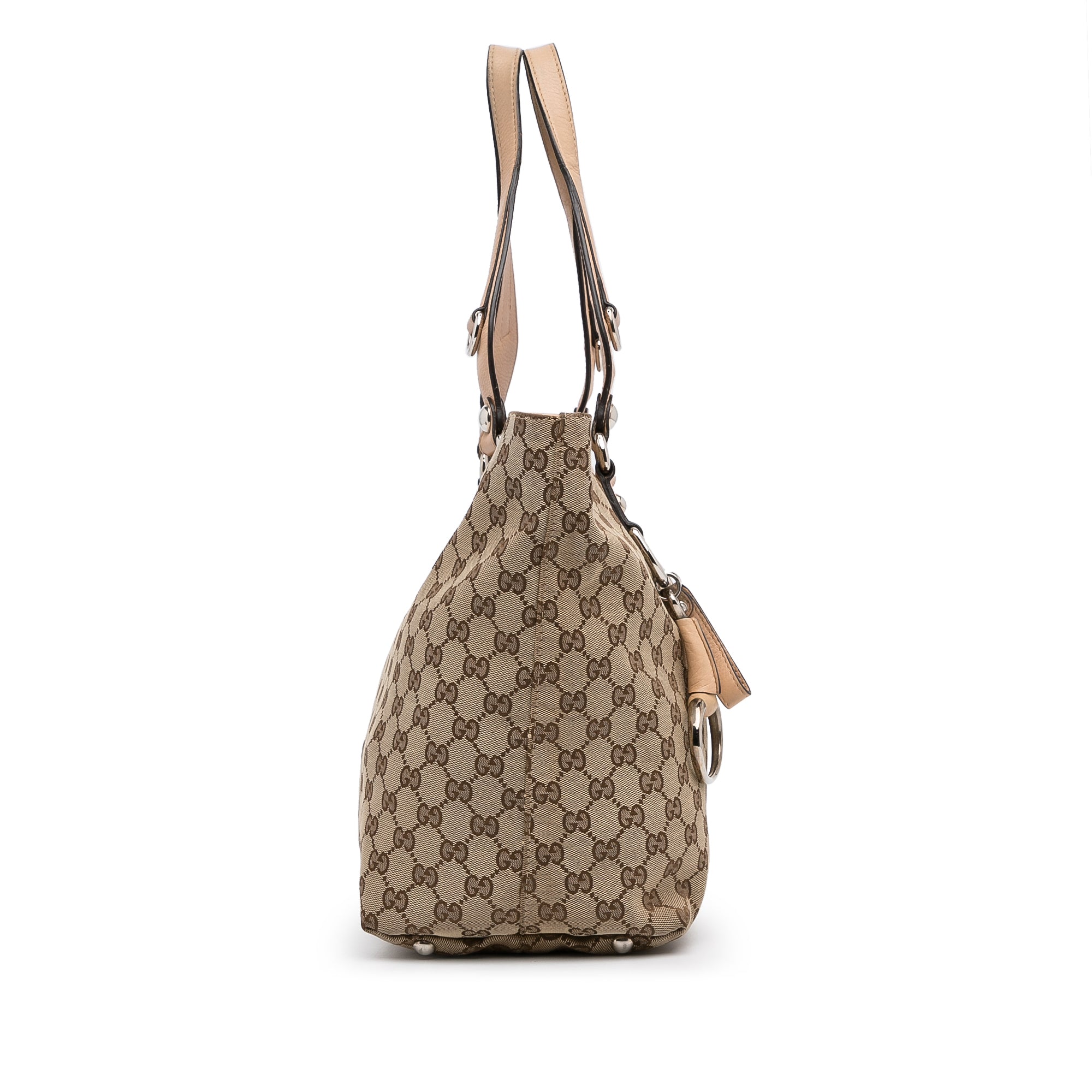 Gucci Hobo Bag Sale | Gold GG Bit Canvas Satchel | BagBuyBuy