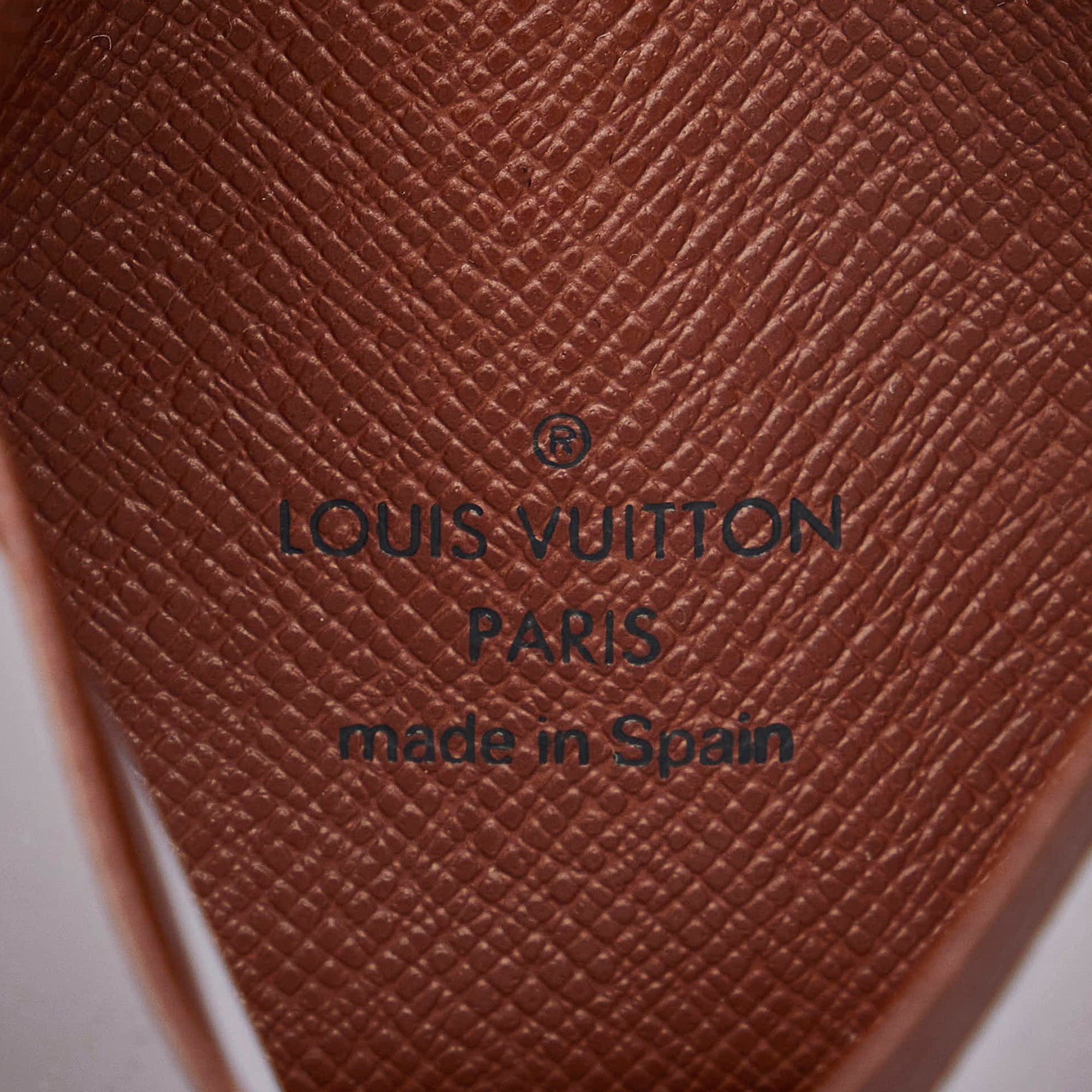 Louis Vuitton Monogram Card Case M63801 Brown Cloth ref.947943