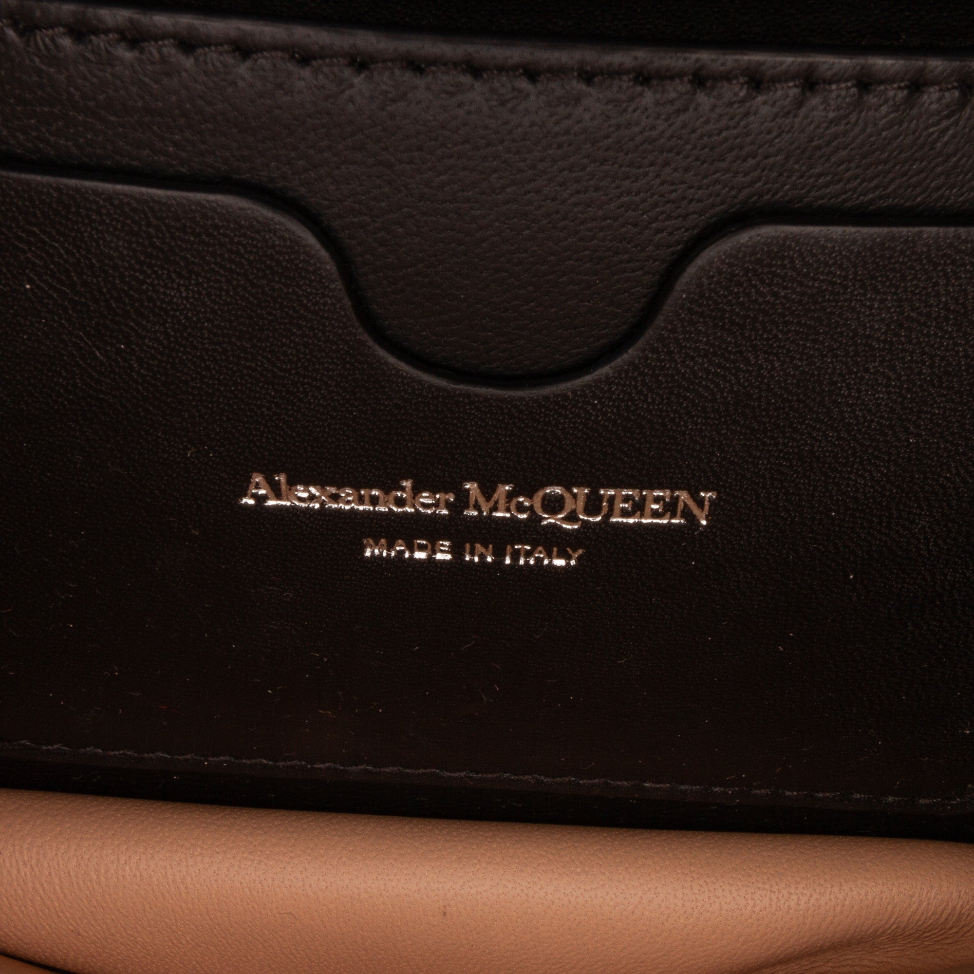 Black Alexander McQueen Mini 4 Ring Chain Clutch Bag Satchel – Designer  Revival