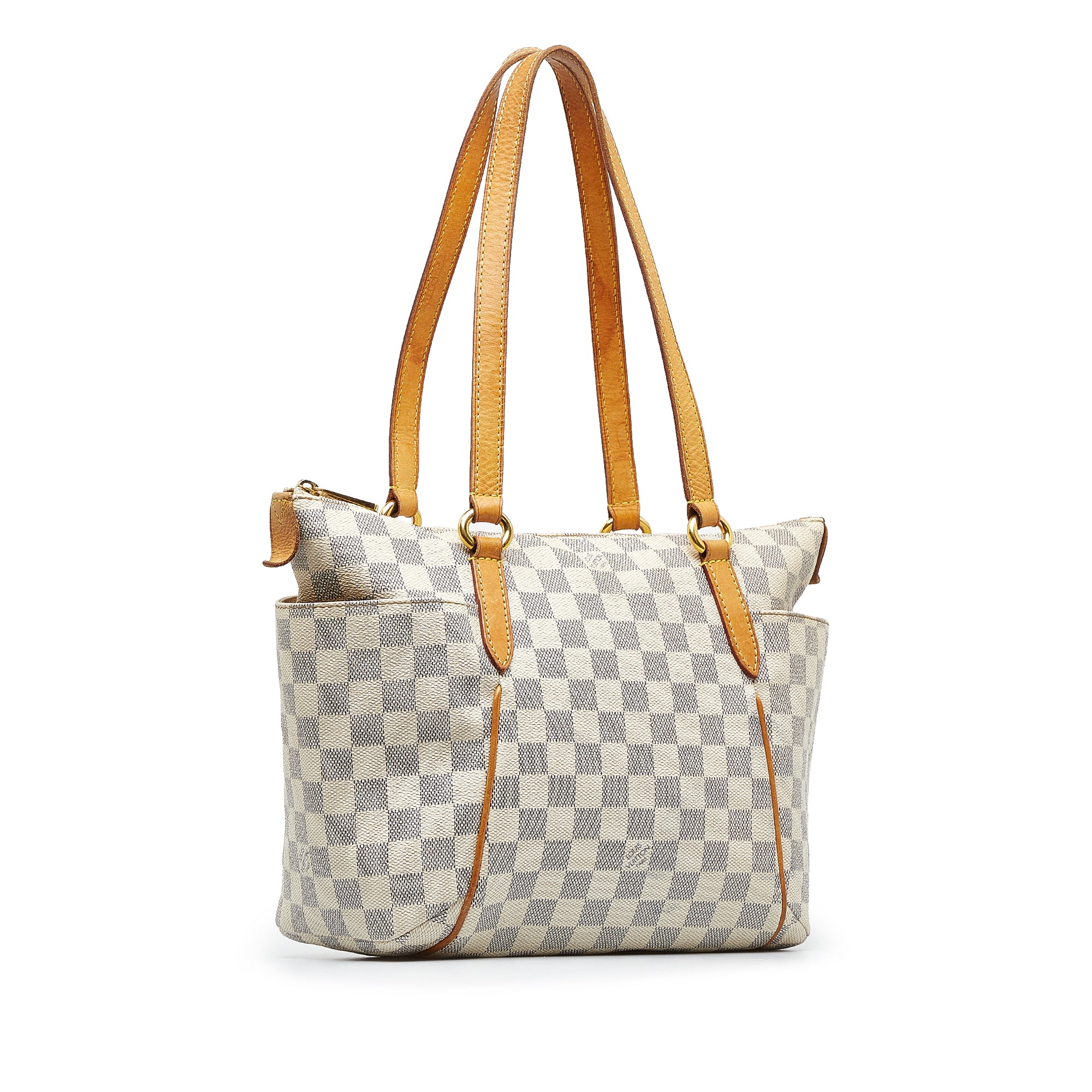 Louis Vuitton, Bags, Authentic Louis Vuitton Damier Azur Totally Pm Tote  Bag Hand Bag
