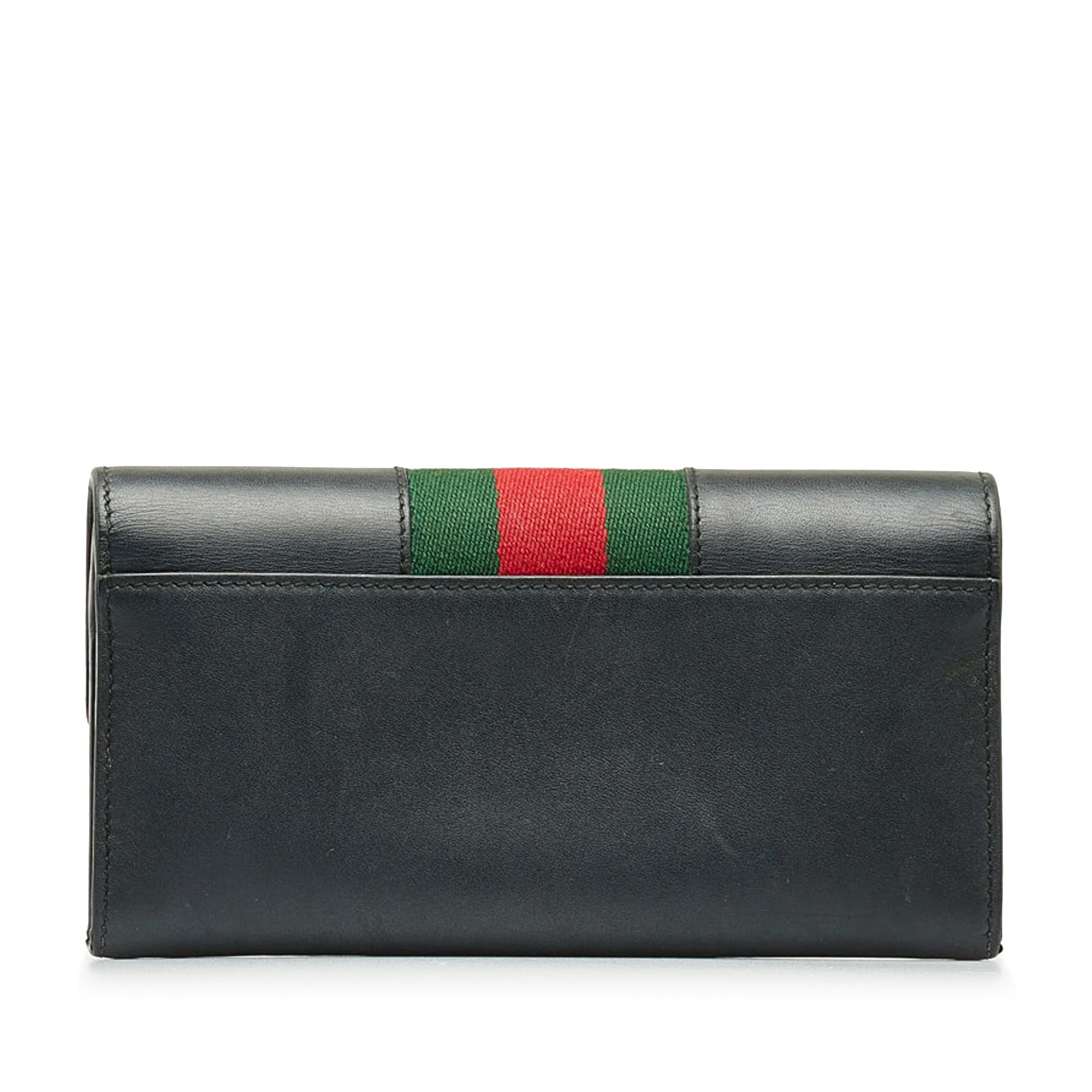 Gucci Navy Blue Guccissima Leather Long Wallet Gucci
