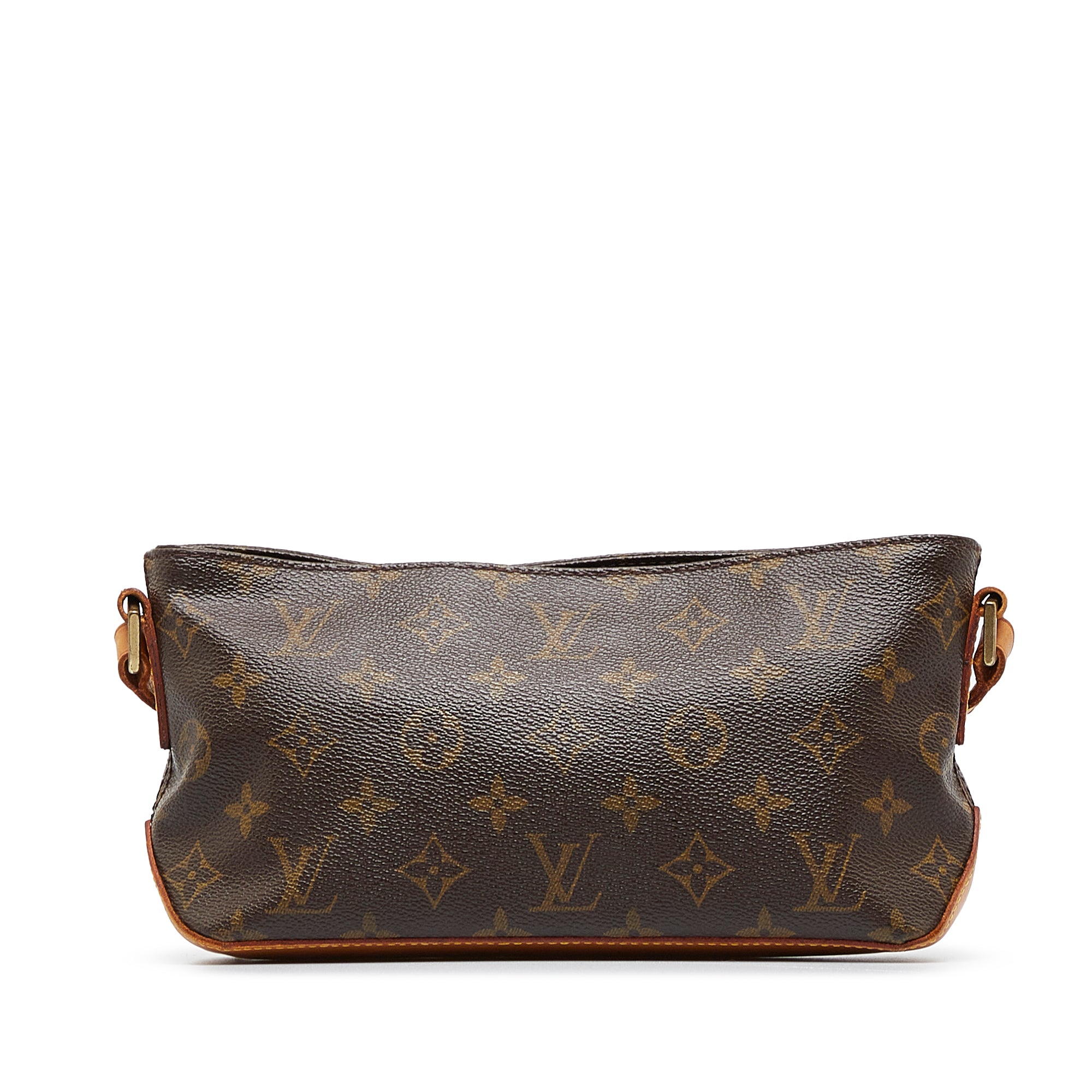 Louis Vuitton - Authenticated Trotteur Handbag - Cloth Brown for Women, Good Condition