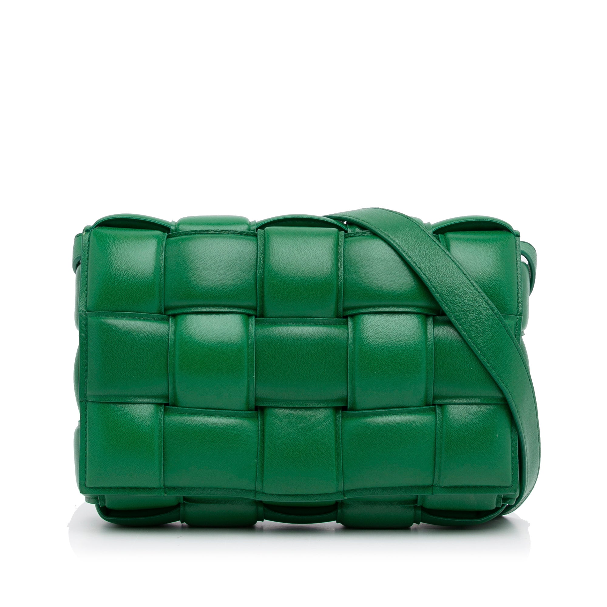 S green padded crossbody bag