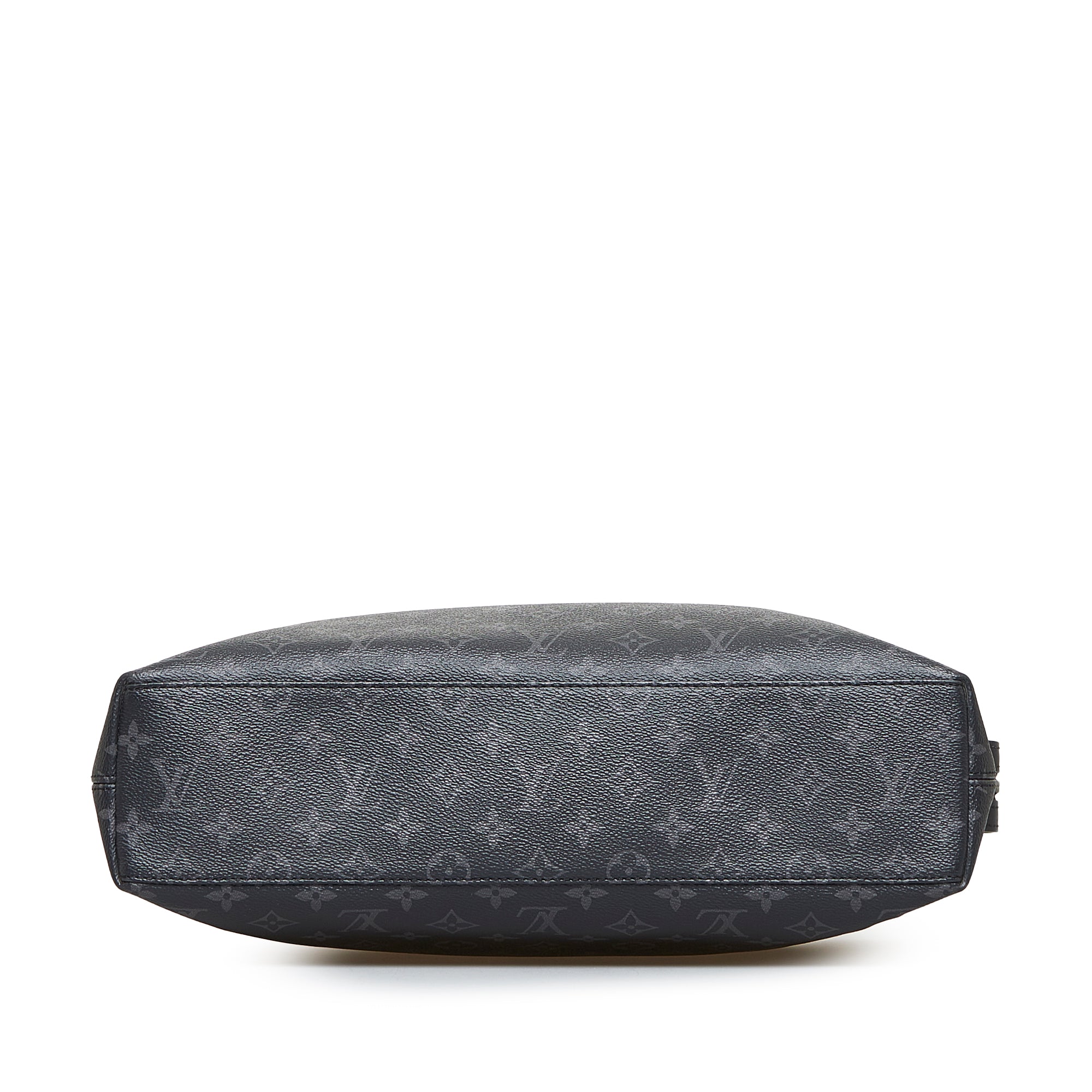 Pre-owned Louis Vuitton 2017 Explorer Monogram Eclipse Handbag In Black