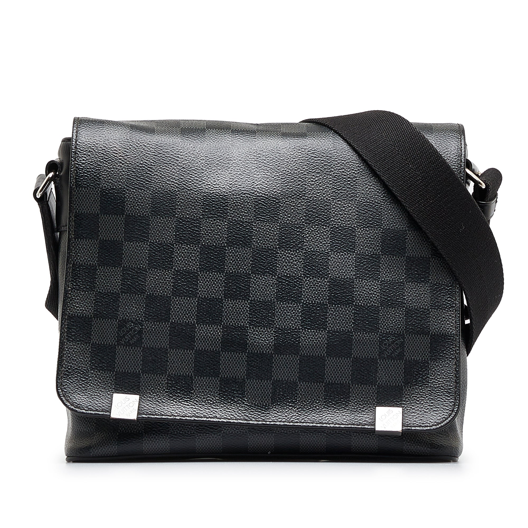 Louis Vuitton Damier Graphite District PM - Black Messenger Bags