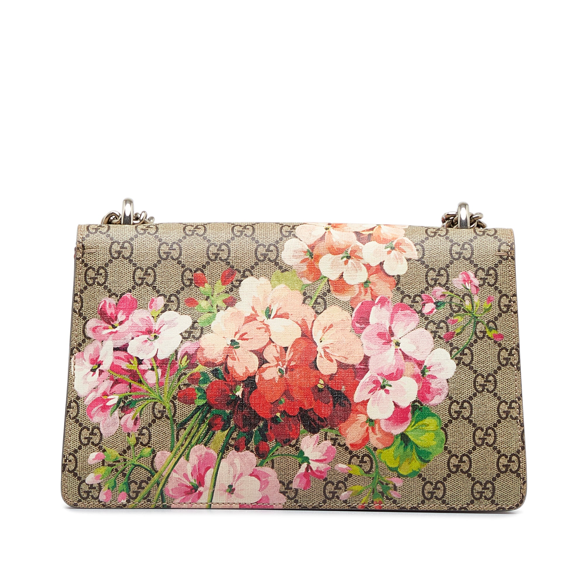 Gucci Dionysus GG Supreme Bloom Floral Medium Shoulder Chain Bag