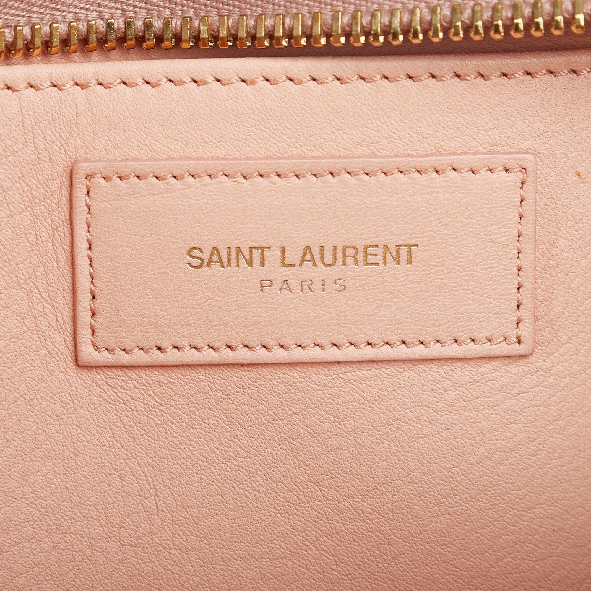 Pink Saint Laurent Medium Cabas ChYc Satchel – Designer Revival