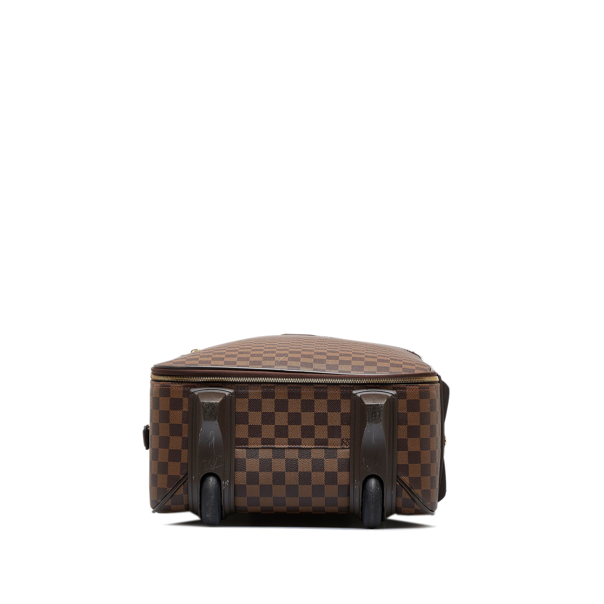 Brown Louis Vuitton Damier Ebene Pegase 60 Travel Bag – Designer