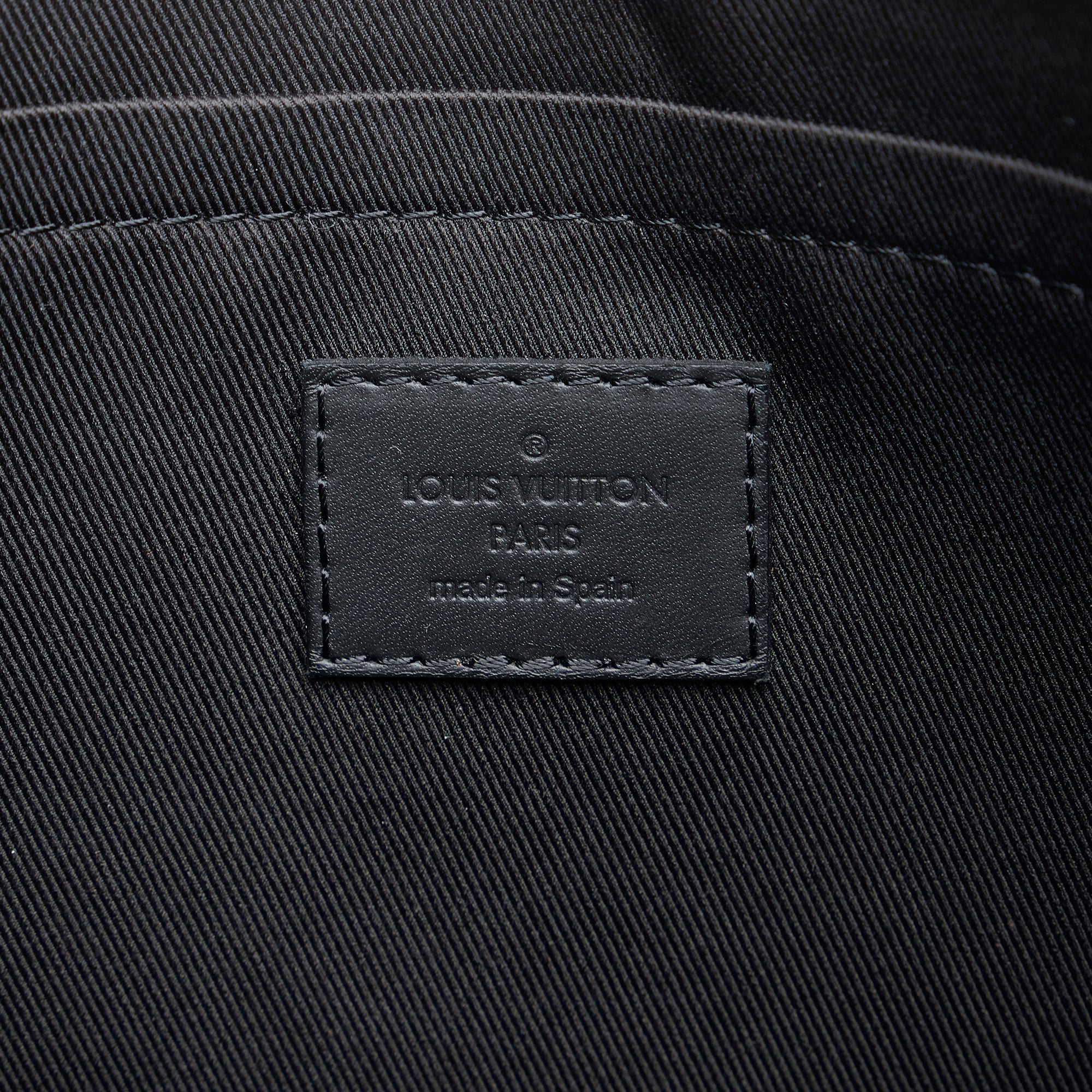 Black Louis Vuitton Monogram Shadow Discovery Pochette Clutch Bag –  Designer Revival