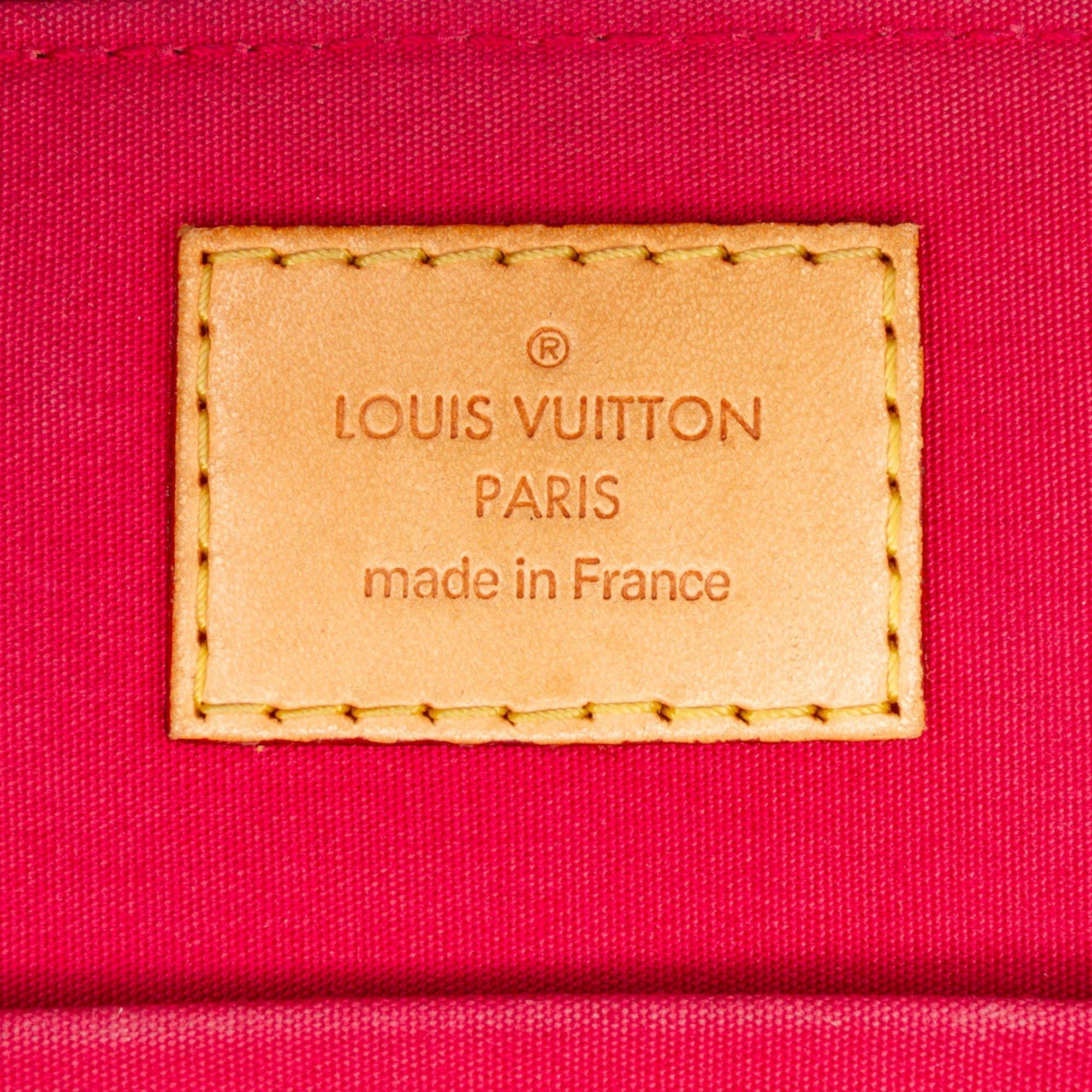 Red Louis Vuitton Monogram Vernis Alma BB Handbag – Designer Revival