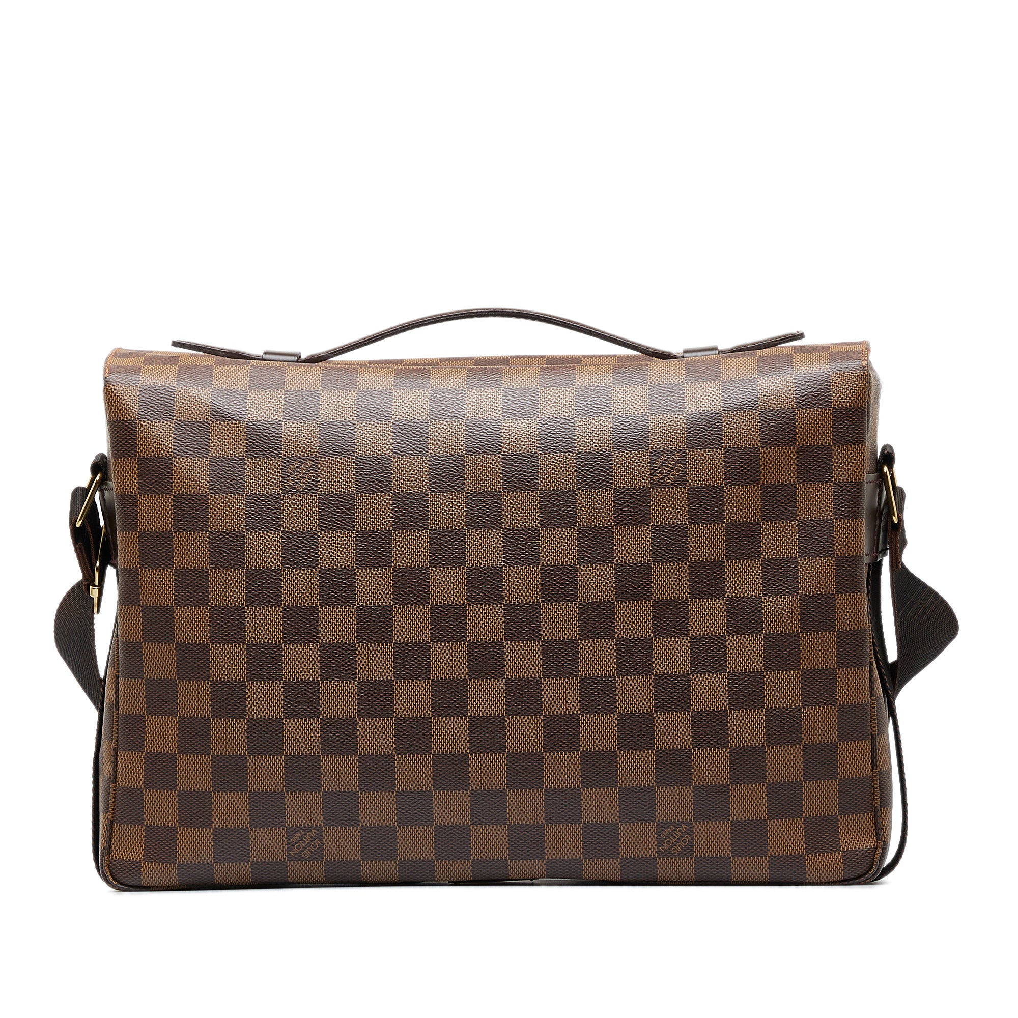 100% Authentic Louis Vuitton Shelton Damier Ebene Crossbody Bag