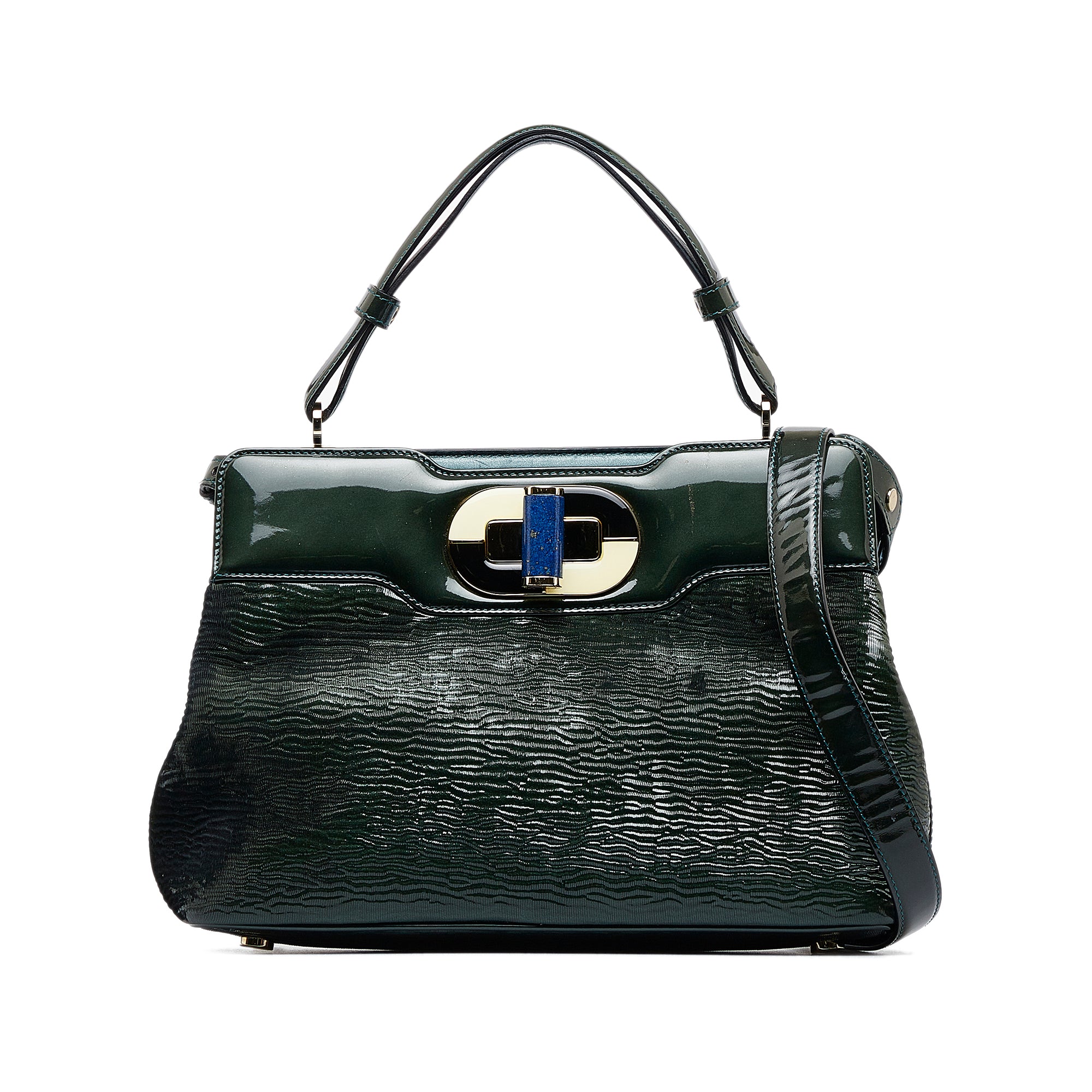 Bvlgari - Authenticated Serpenti Handbag - Leather Black Plain for Women, Very Good Condition