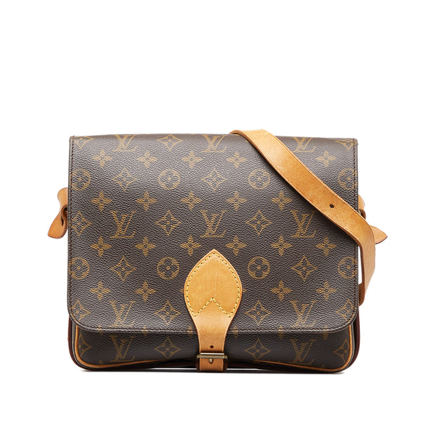 Louis Vuitton Black Epi Leather Cartouchiere MM Bag Louis Vuitton