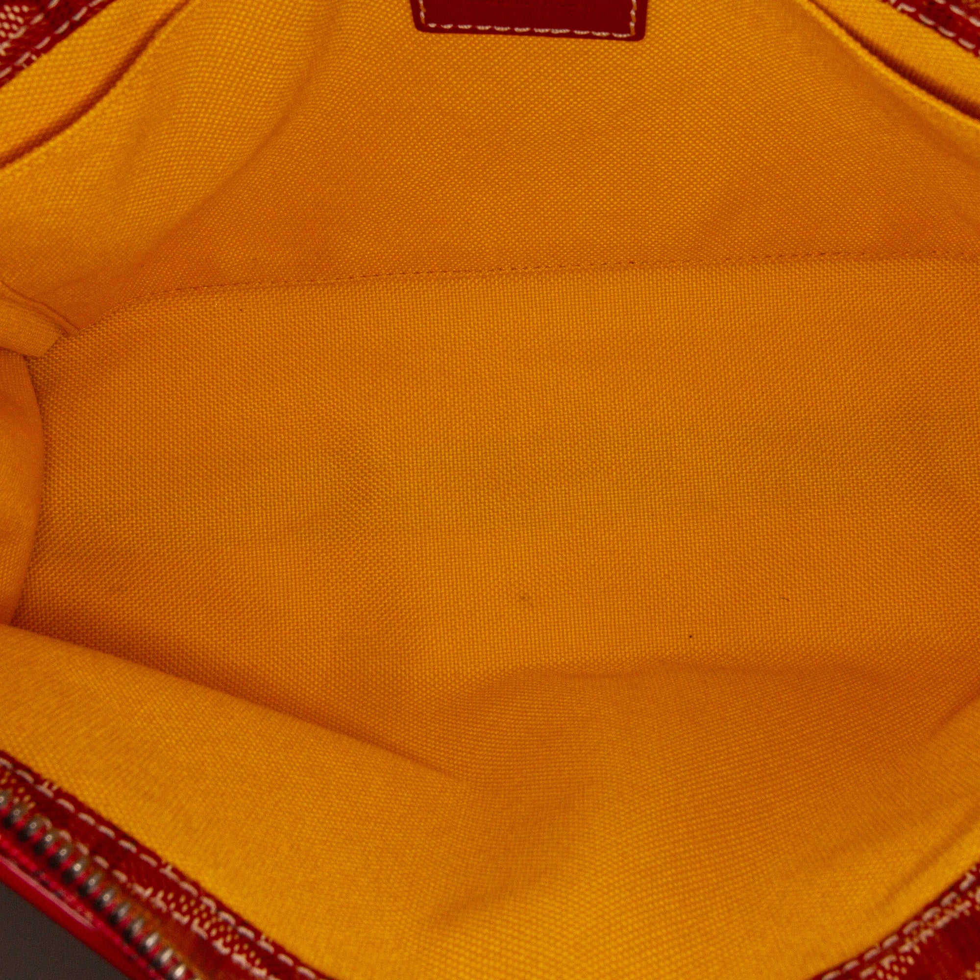 Goyard Vanity Bag Red Cotton ref.439502 - Joli Closet