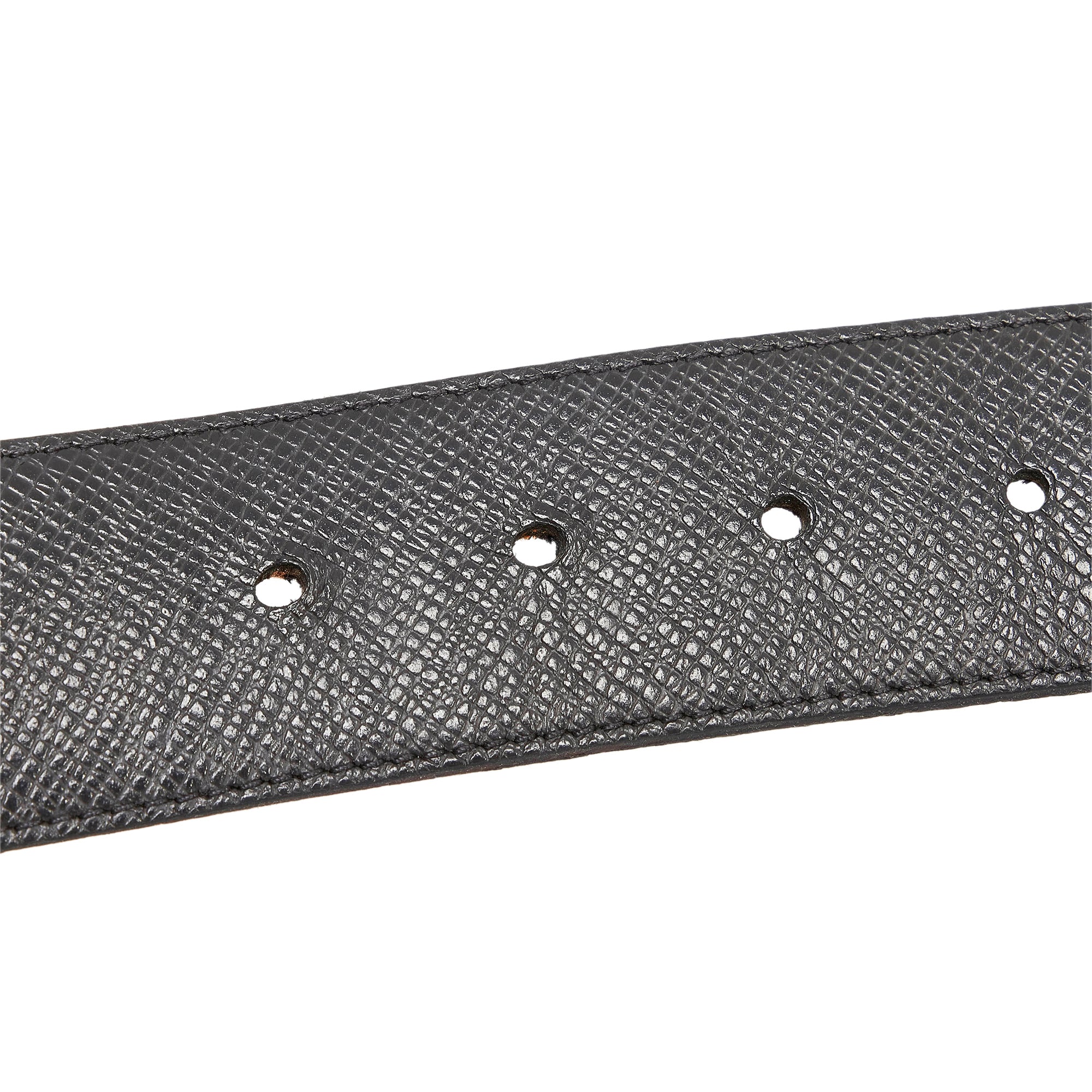 Louis Vuitton Black Monogram Eclipse Initiales Belt Cloth ref.957289 - Joli  Closet