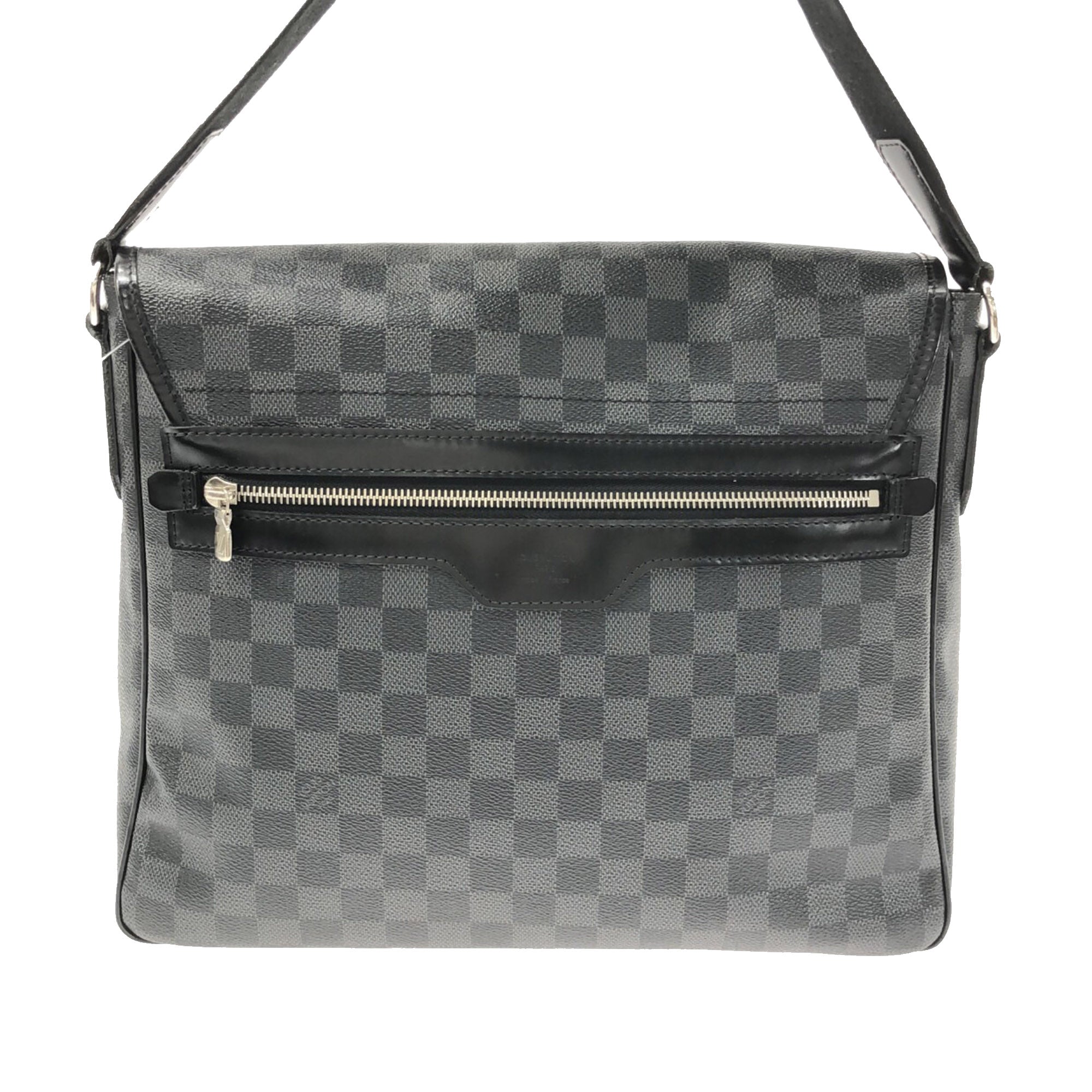 Louis Vuitton Mick MM Crossbody Messenger Bag In Damier Graphite Canvas