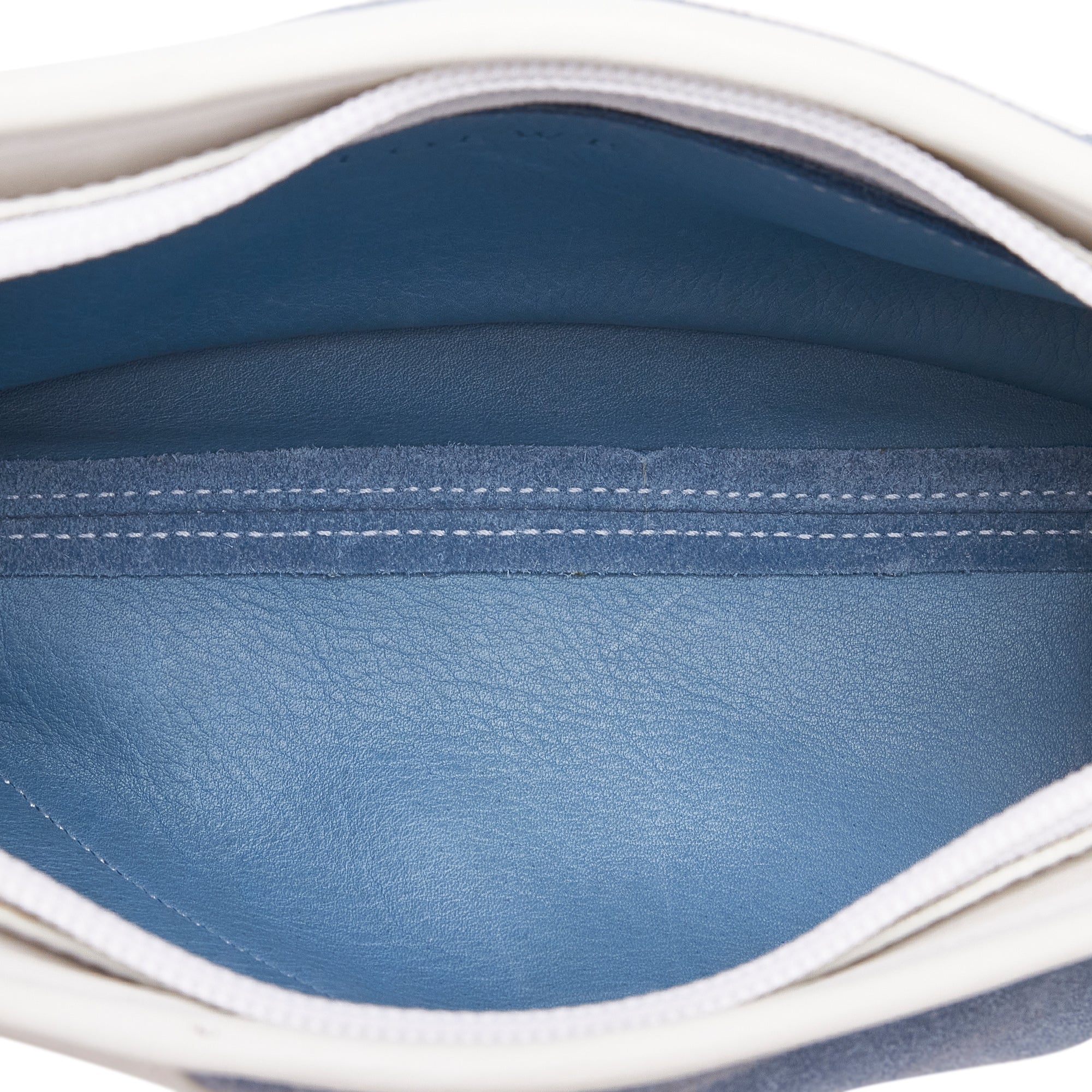 Loewe Blue Anagram Suede Shoulder Bag Brown Light brown Dark blue