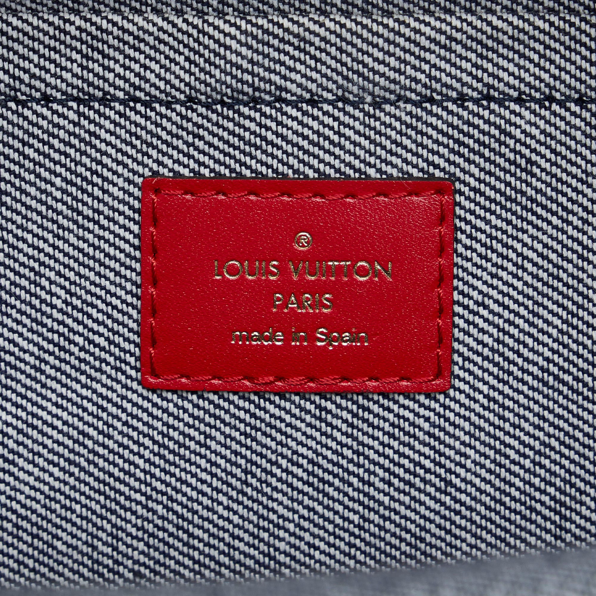 Blue Louis Vuitton Monogram Denim Patchwork Palm Springs Mini – RvceShops  Revival