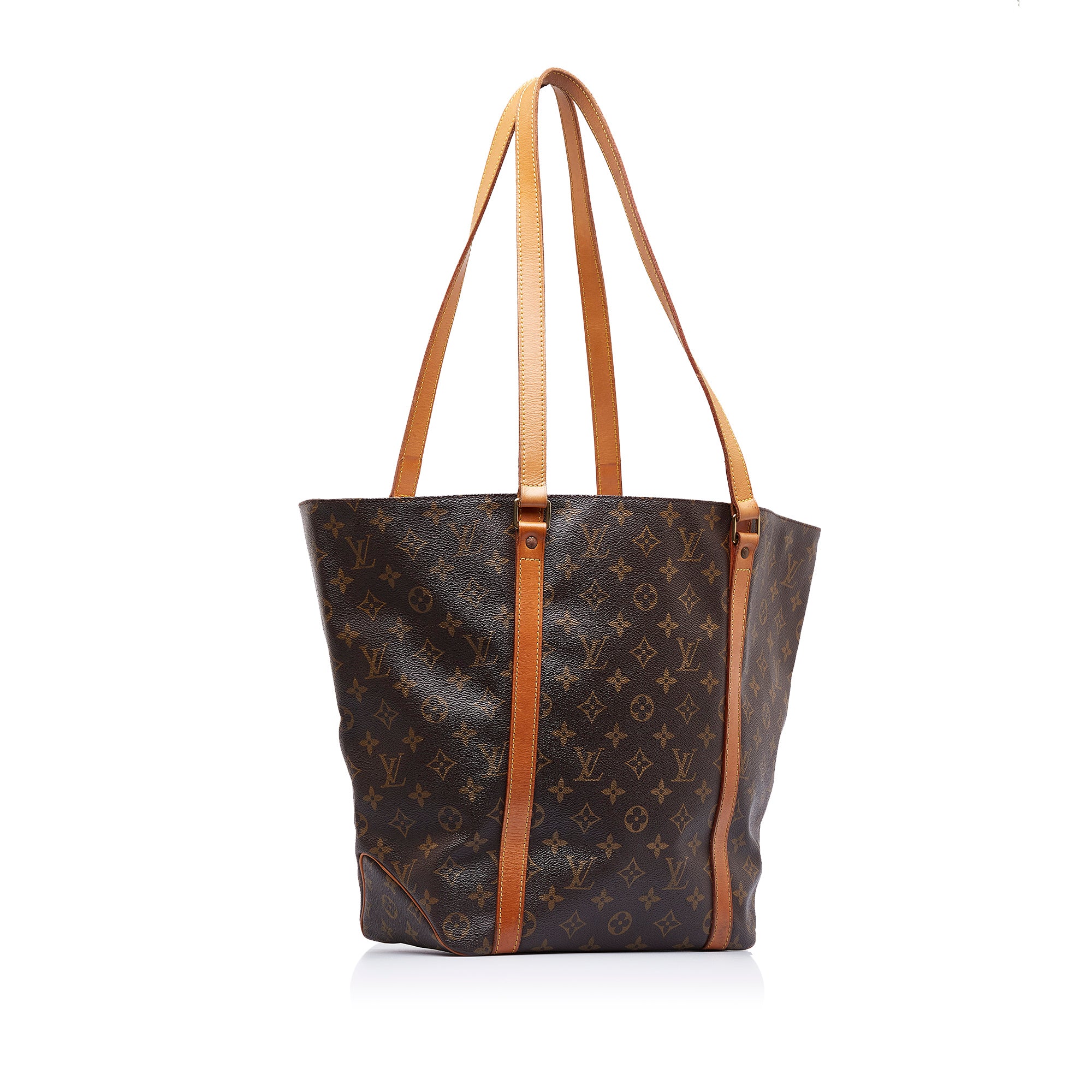 Louis Vuitton Vintage - Monogram Sac Shopping 48 Bag - Brown - Leather  Handbag - Luxury High Quality - Avvenice