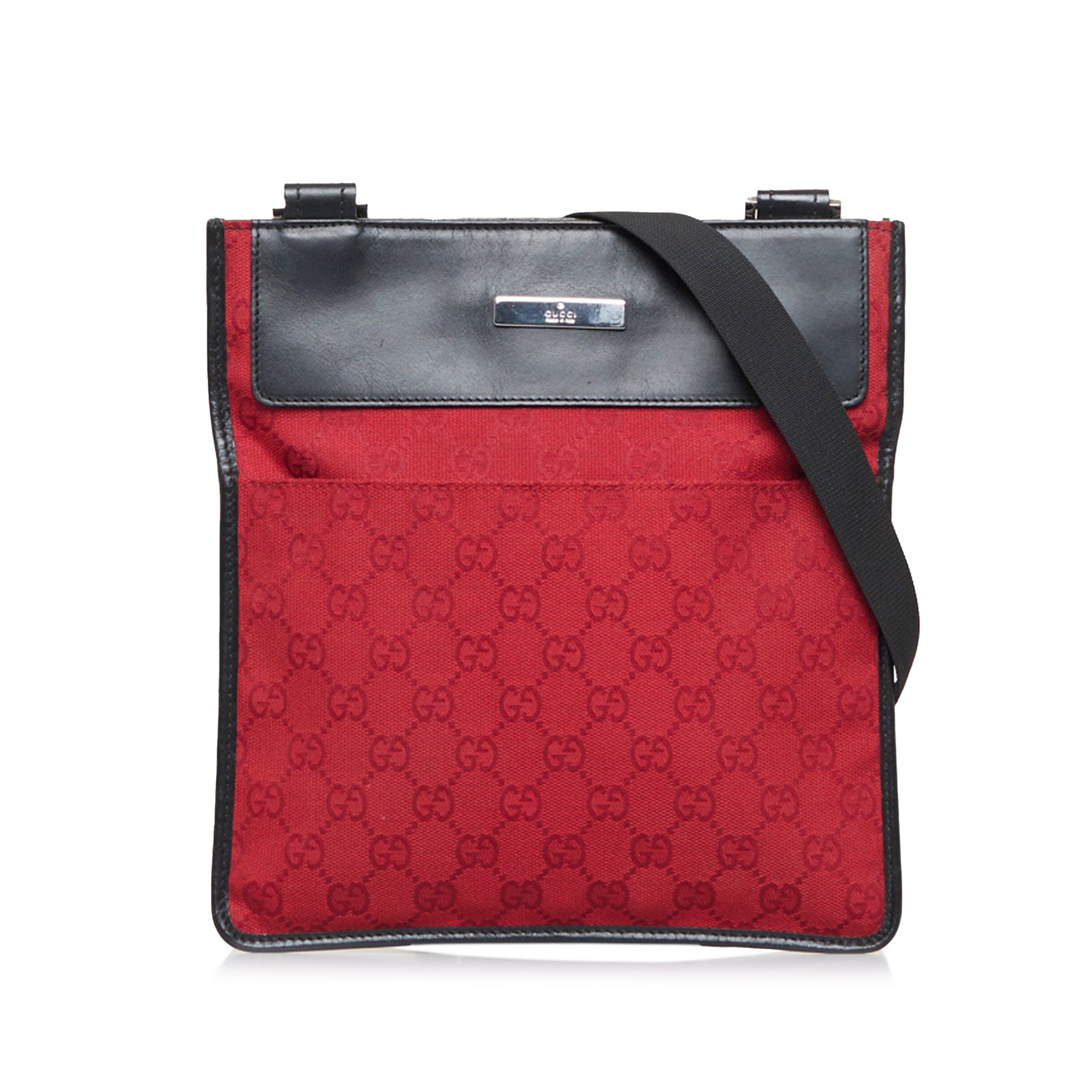 Red Gucci GG Canvas Crossbody Bag RvceShops Revival o