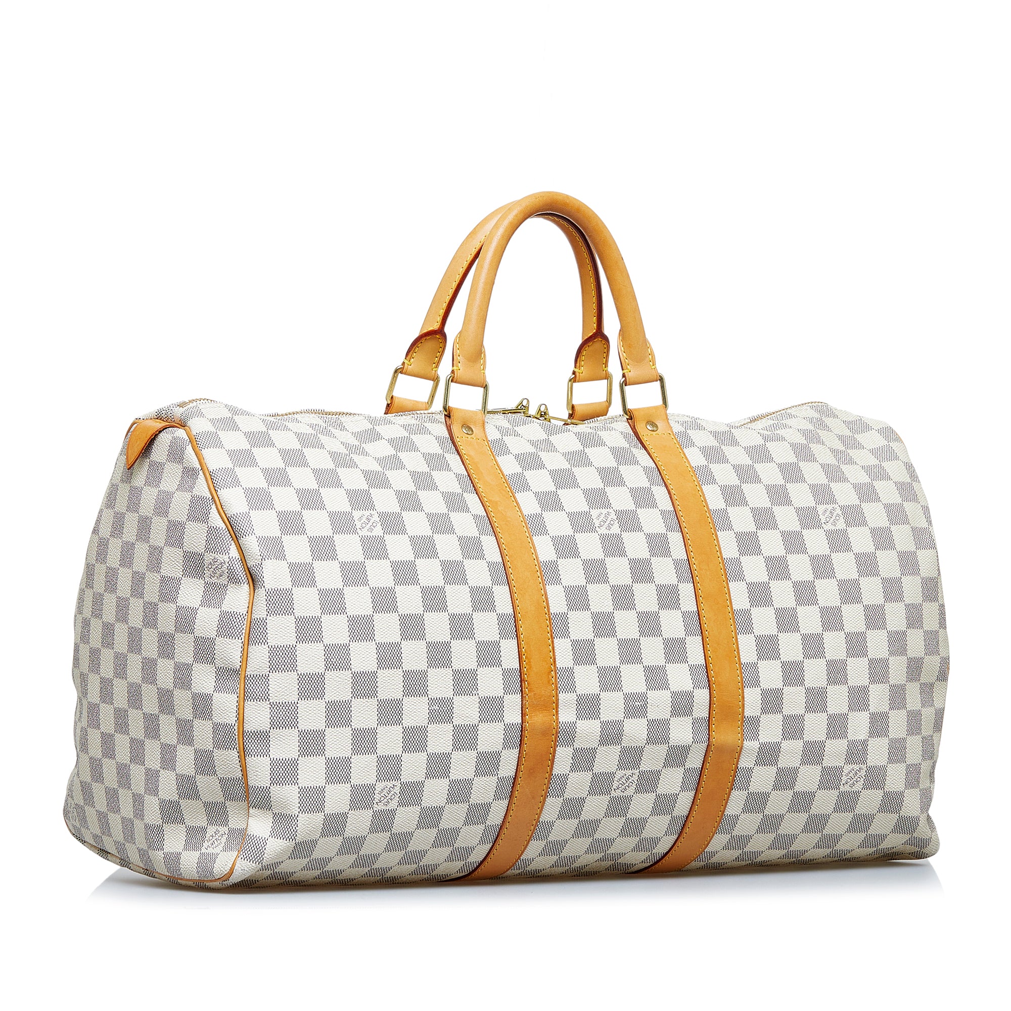 Louis Vuitton White Duffle Bag