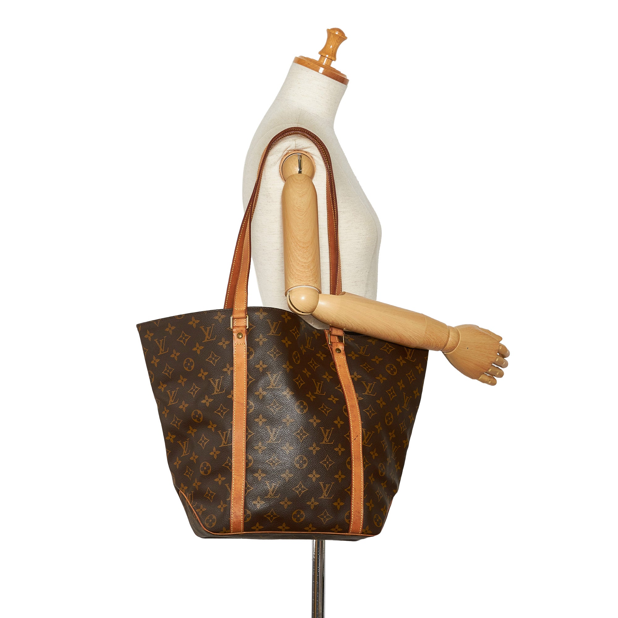 LOUIS VUITTON Monogram Sac Shopping Tote Bag