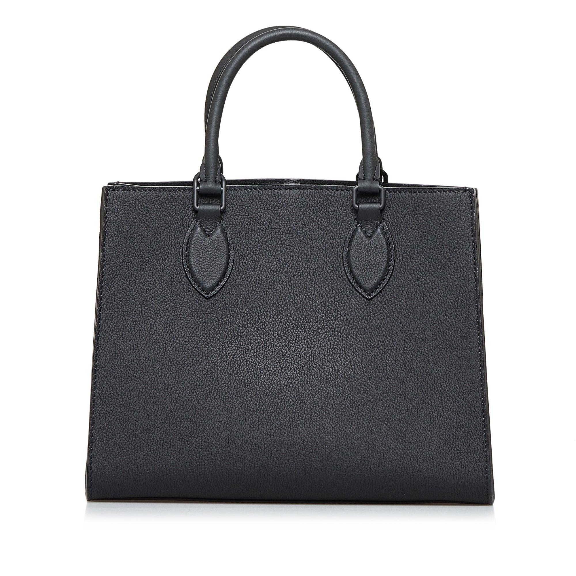 Sold at Auction: Louis Vuitton, Louis Vuitton - NEW LV Lockme Shopper -  Black Leather Shoulder Bag / Tote