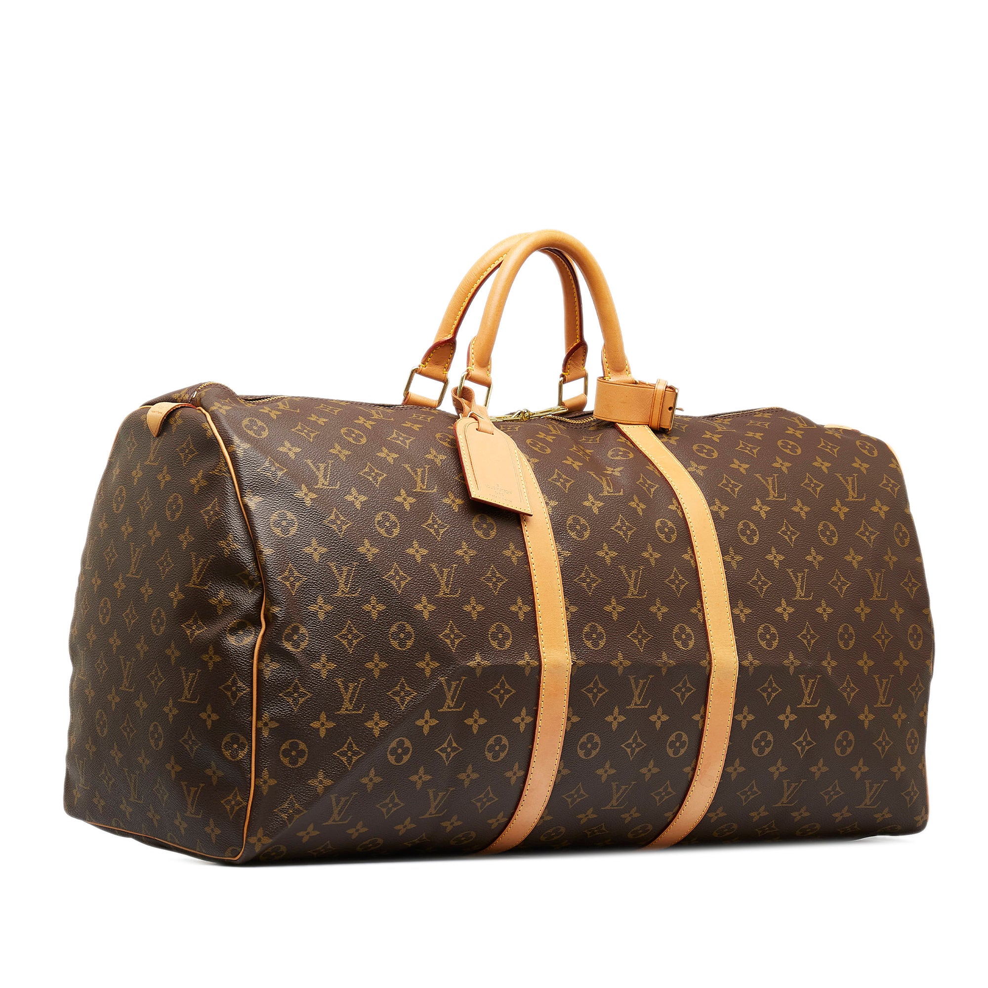 Louis Vuitton Monogram Keepall 55 Travel Bag Duffel Carry On