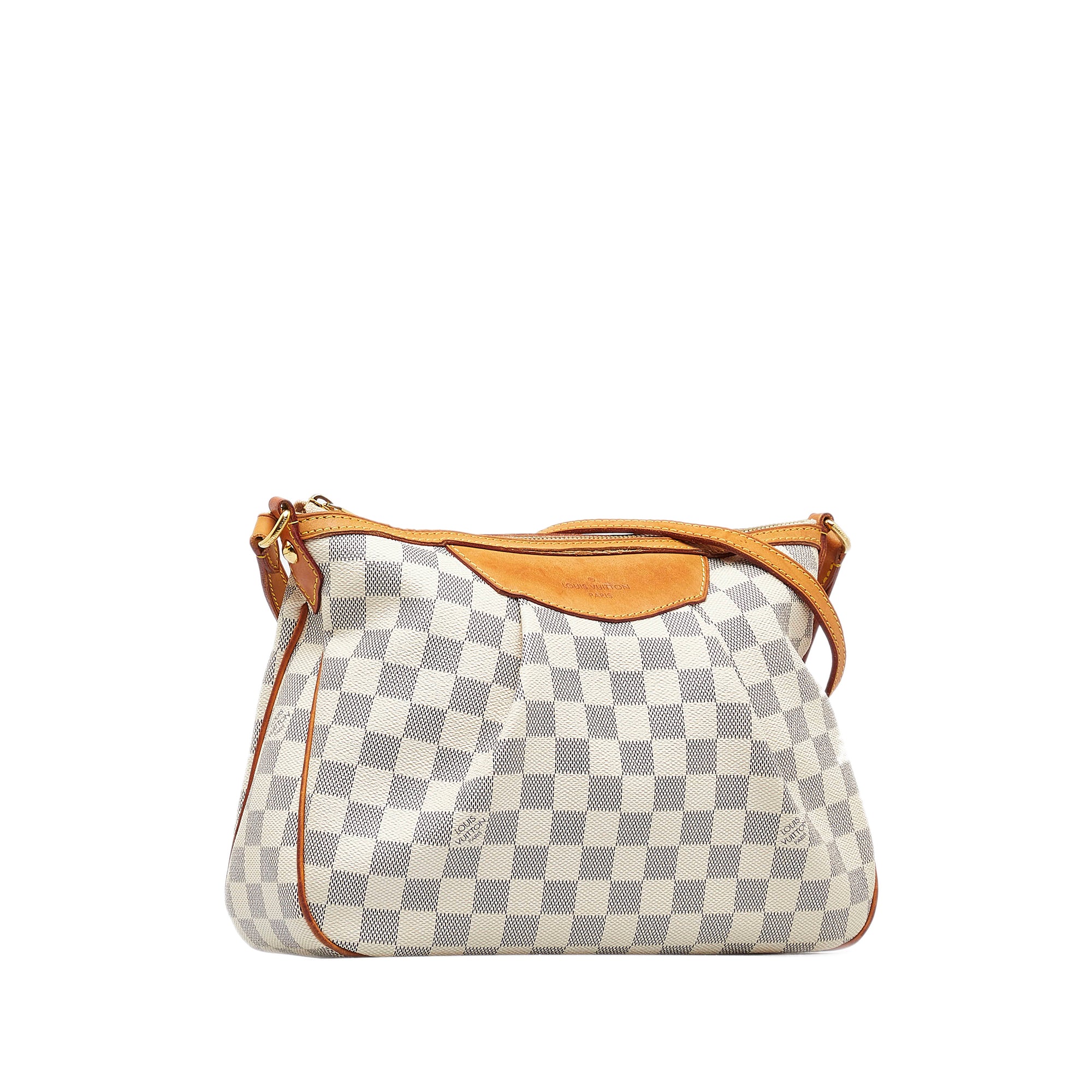Louis Vuitton Siracusa Handbag Damier PM White 2364271