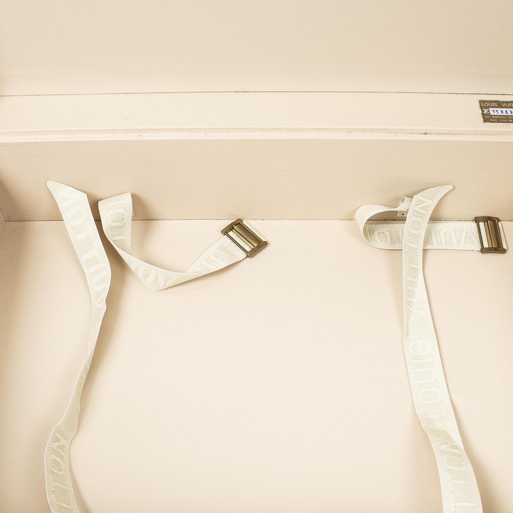 Brown Louis Vuitton Canvas Bisten 50 Travel Bag – Designer Revival