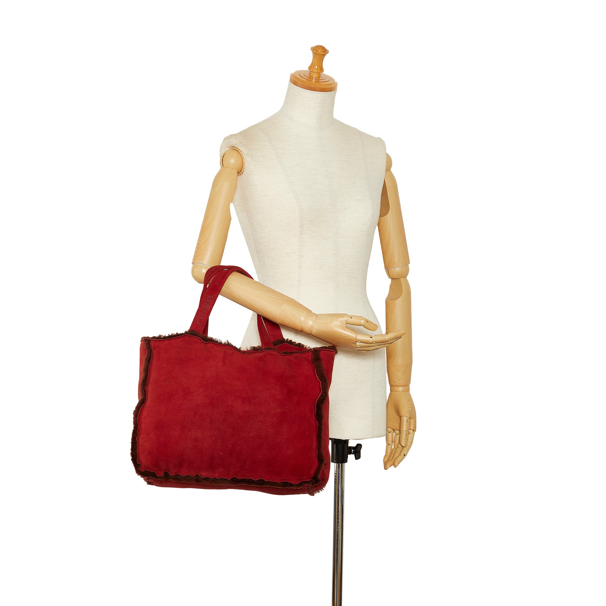 Women's Designer Red Suede Bags