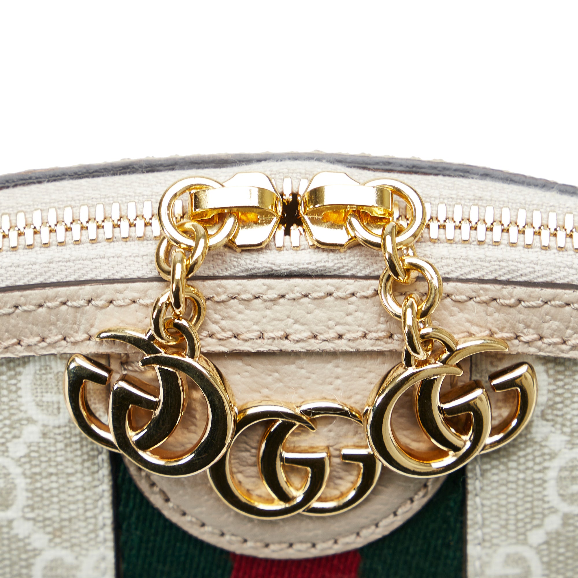 Ophidia gg supreme cloth mini bag Gucci Brown in Cloth - 24363879